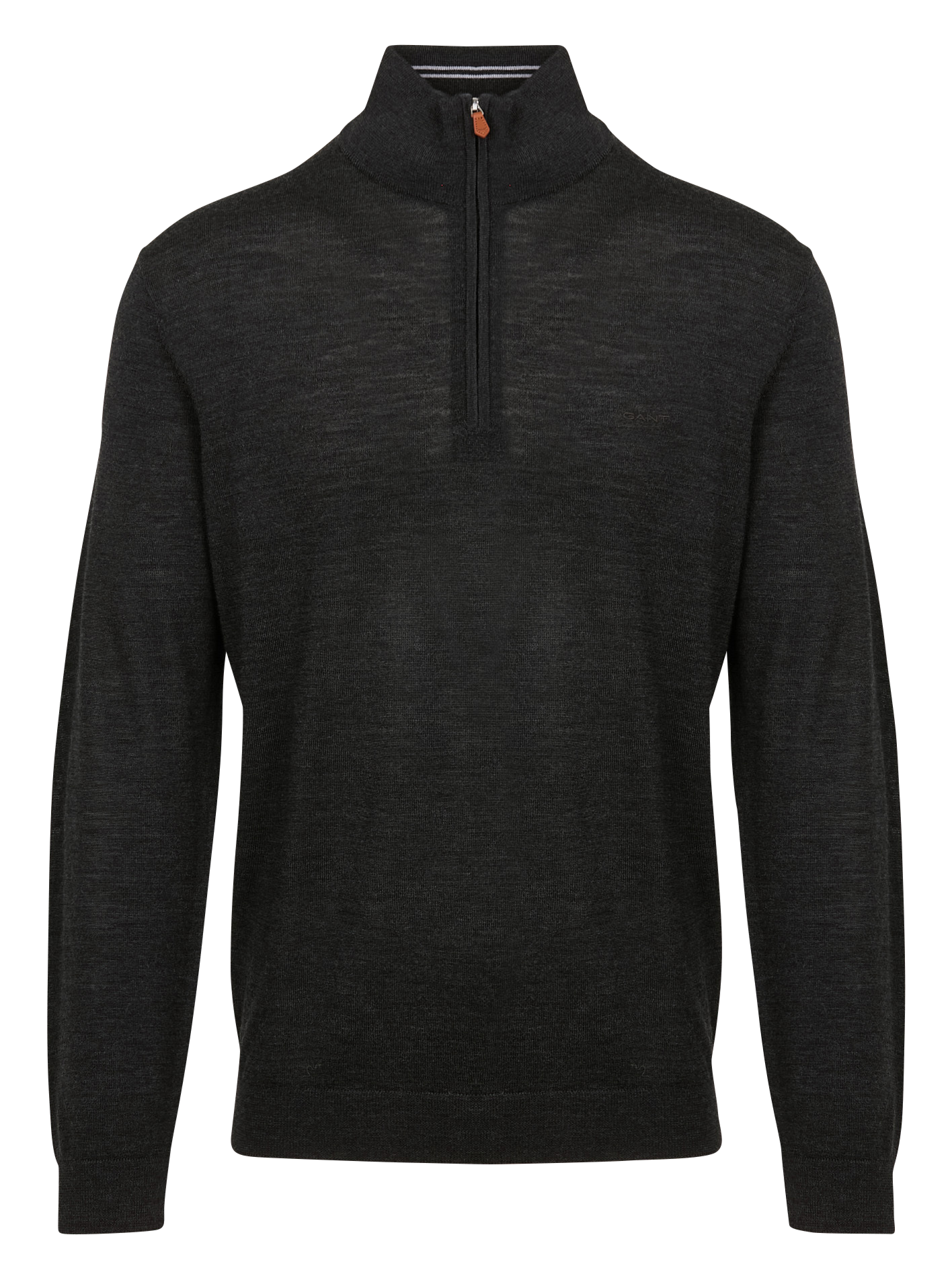 Regular high-neck wool sweater GANT Black