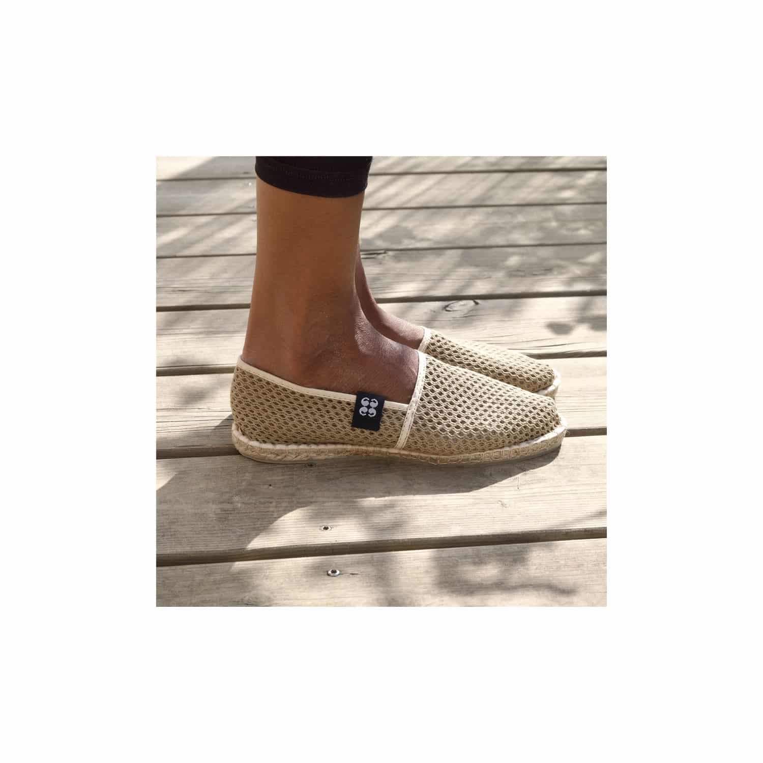 Striped espadrilles ART OF SOULE Brown