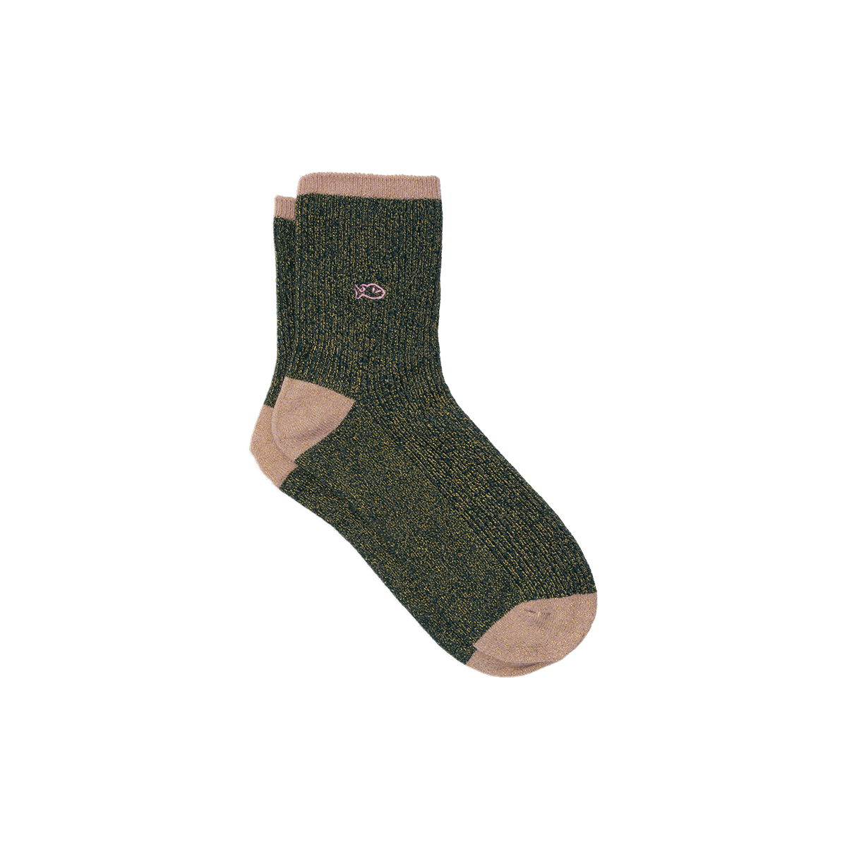 Vintage combed cotton socks BILLYBELT Green