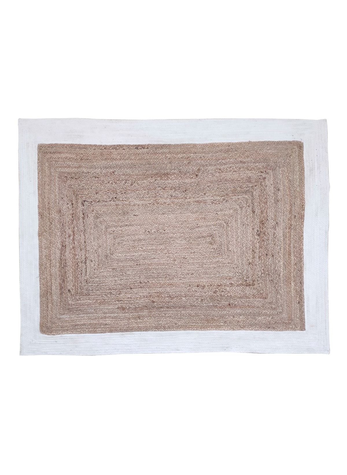 Two-tone cotton living room rug TODAY LINGE DE MAISON Beige