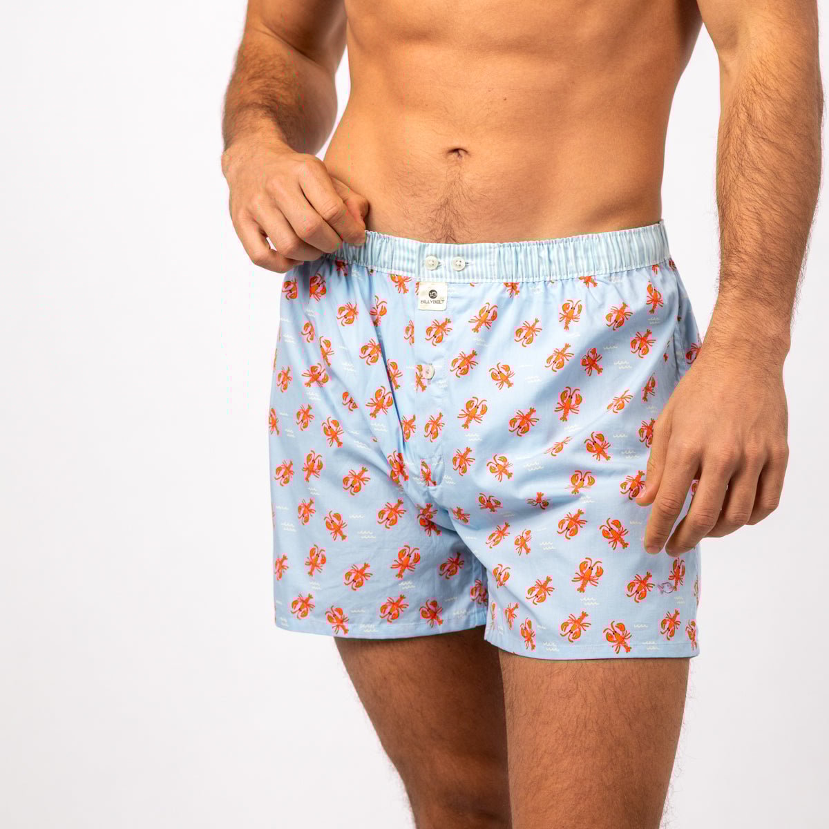 Organic cotton boxer shorts Blue