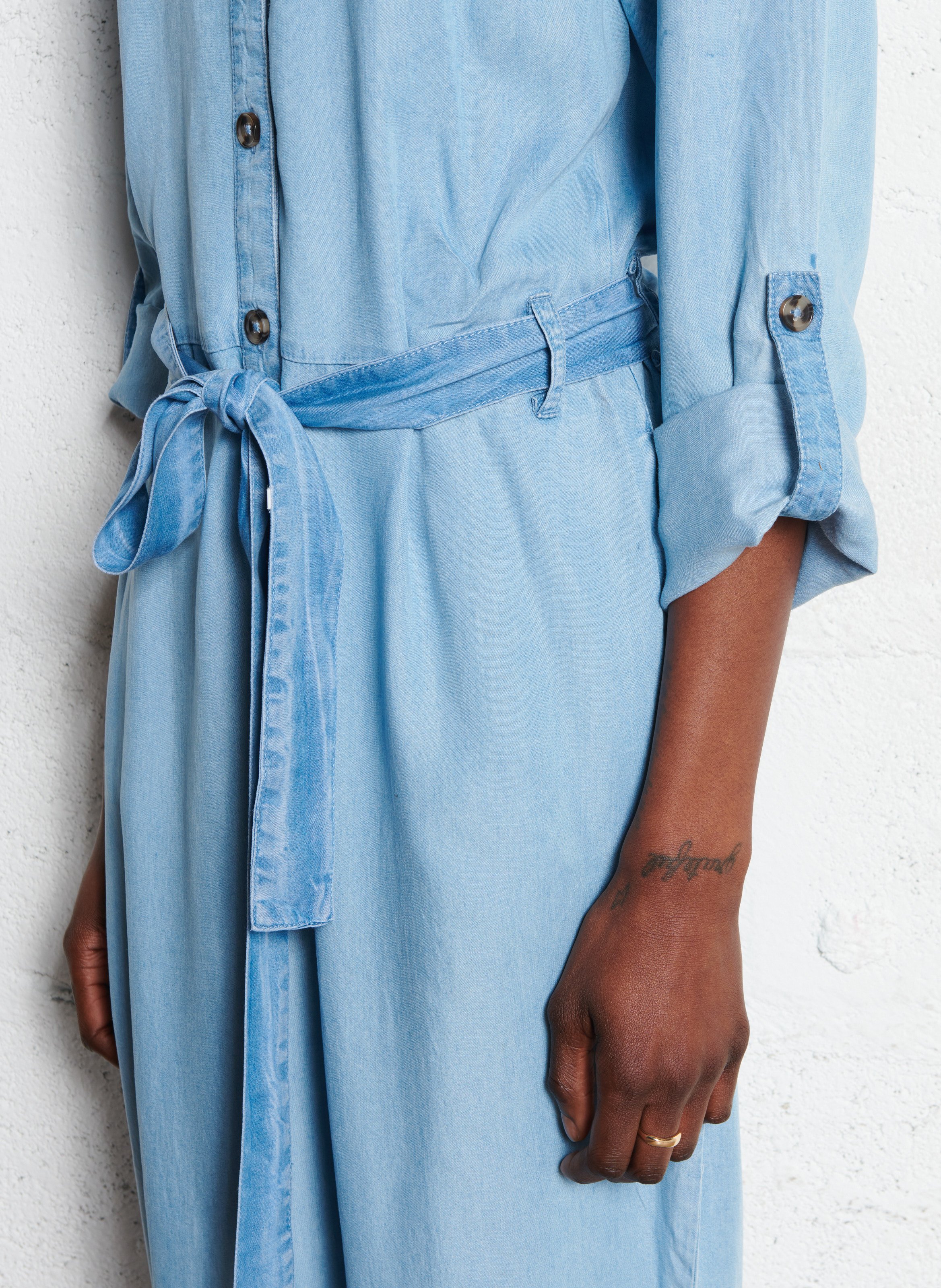 Combinaison col classique VILA Bleu