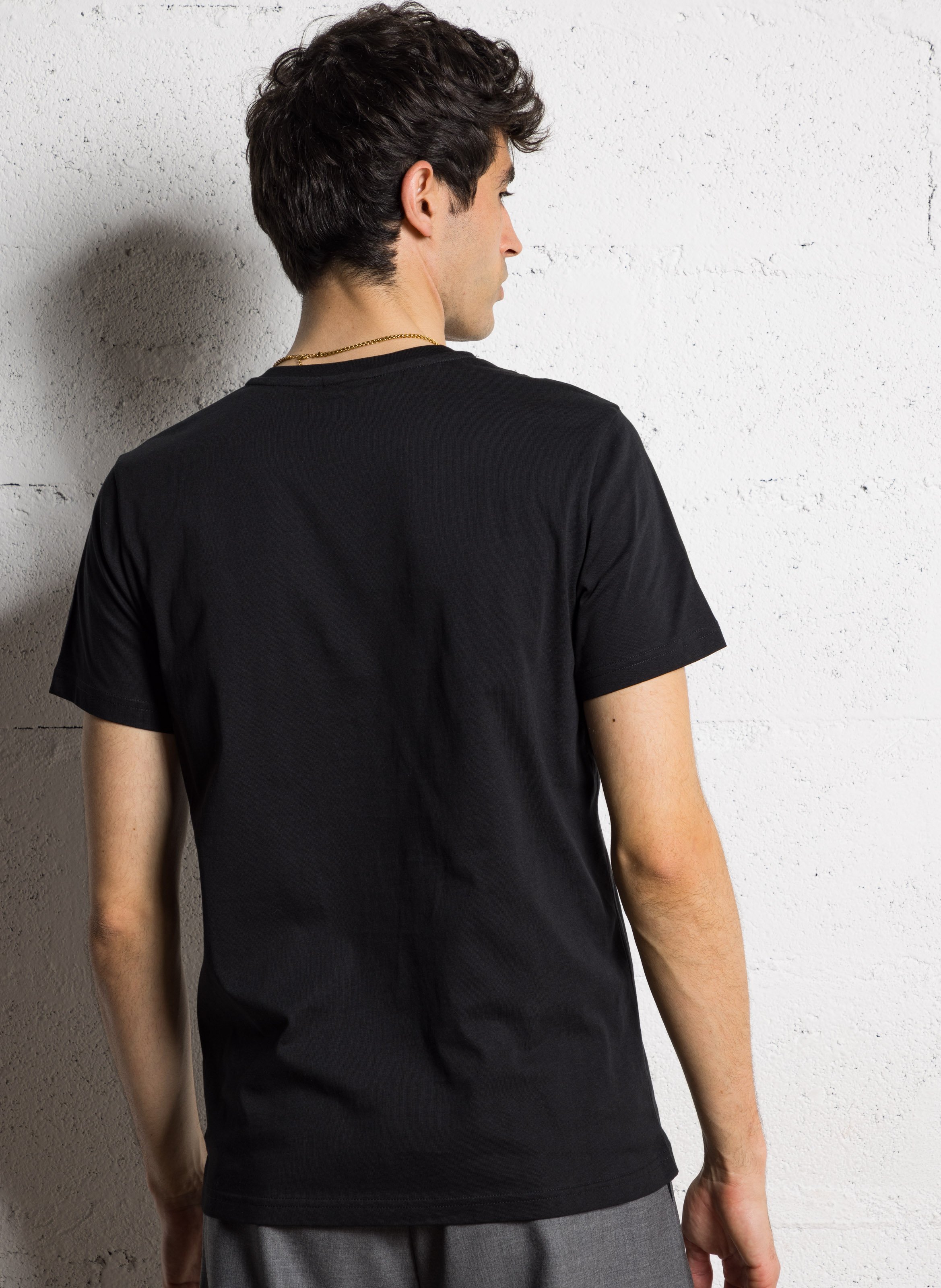 Paul Smith｜ (M2R 785YZ P20064 79) Short-sleeved organic cotton t-shirt Very dark navy Paul