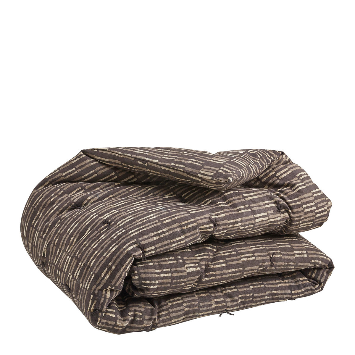 Futon en coton BLANC D'IVOIRE Marron