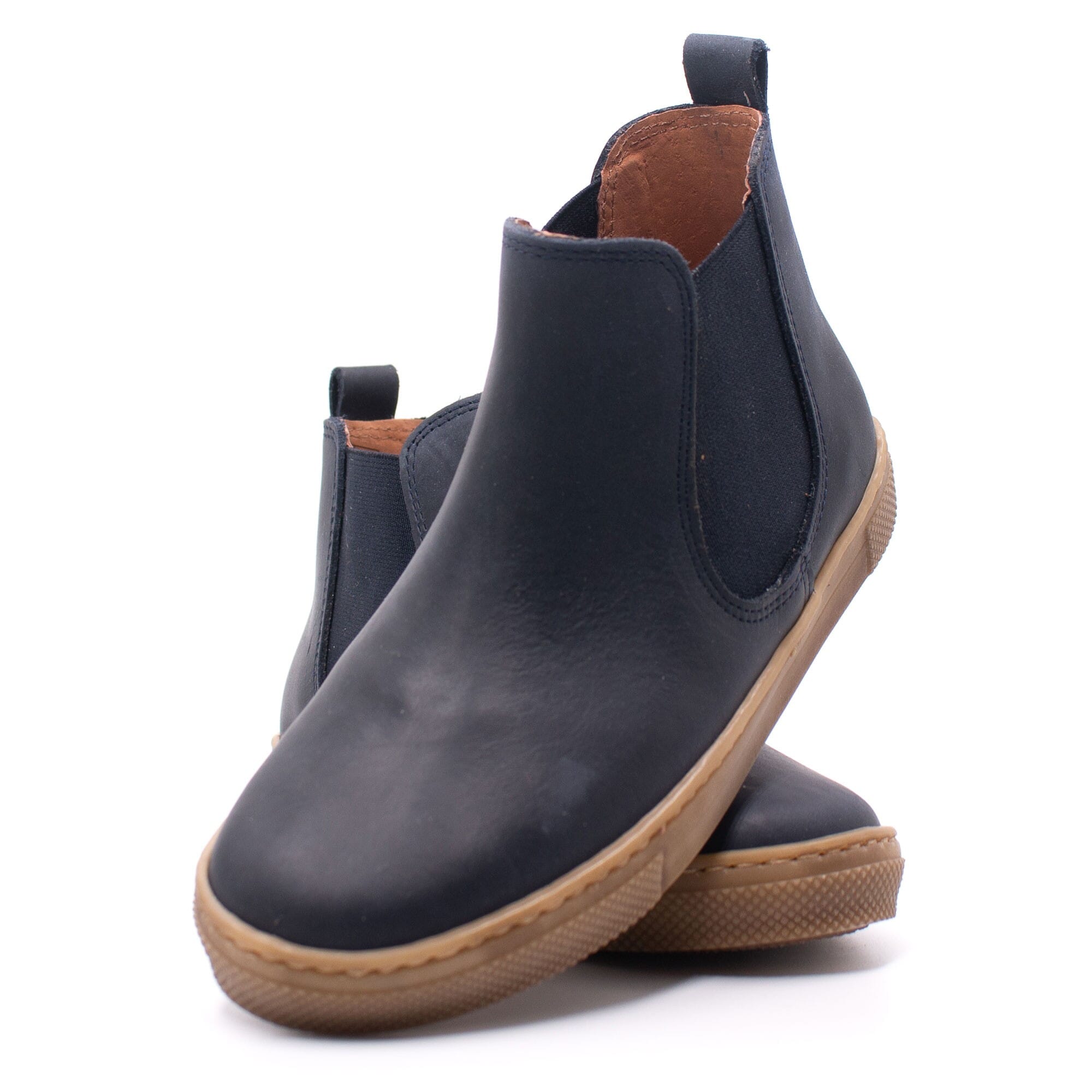 Boots enfant en cuir Boni & Sidonie Bleu