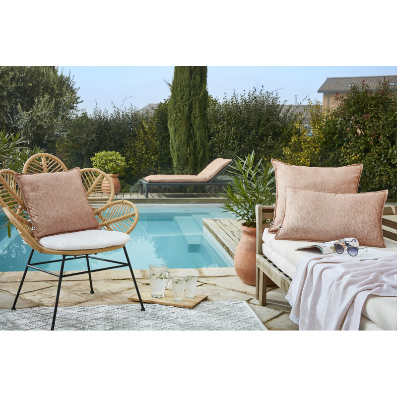 Housse de coussin "naïa outdoor" toutes dimensions l'effet papillon L'EFFET PAPILLON Orange