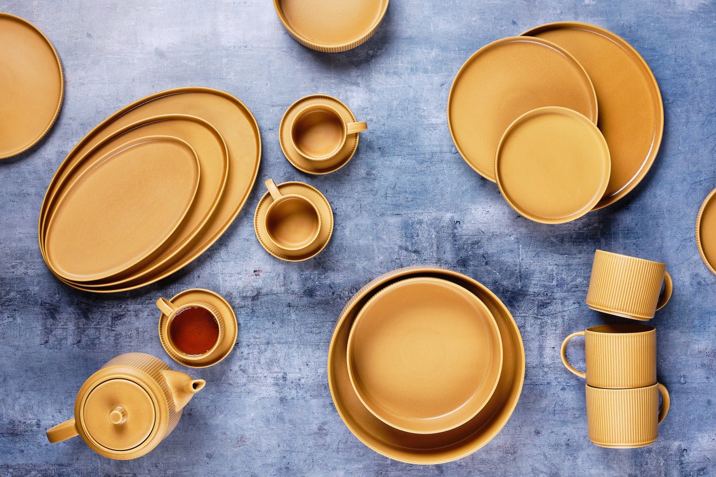 Scandi Essentials Set - 12 pieces - Ochre BJORN Yellow