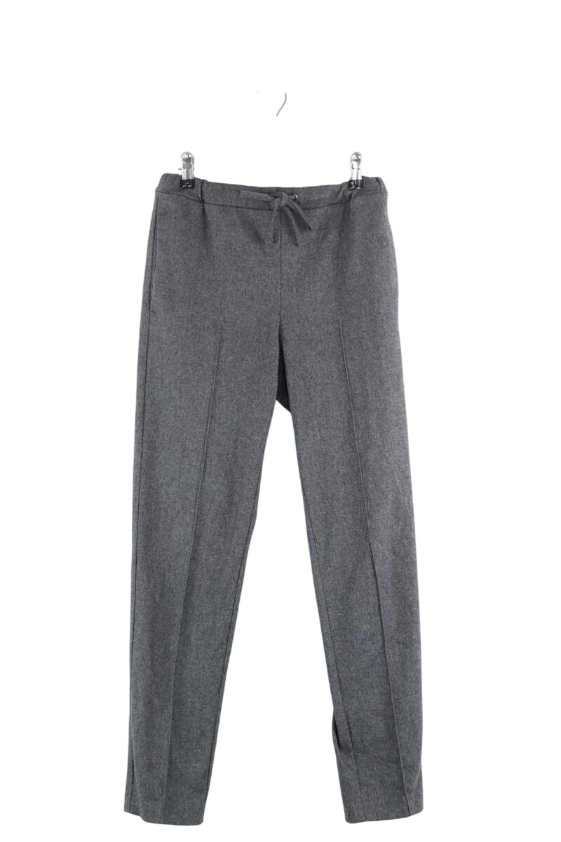 Alpha slim wool trousers CHLOE STORA - SECONDE MAIN Grey