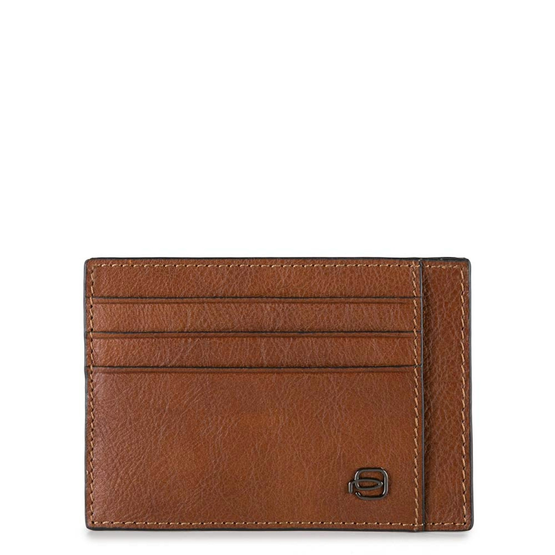 - 100% leather, - 6 cardholder slots, - 1 central compartment, - Size: L10 x H7 cm. PIQUADRO Brown