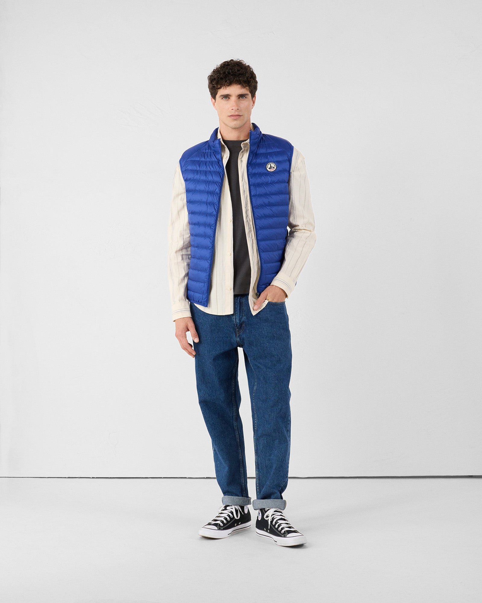 Sleeveless puffer jacket Tom JOTT Blue