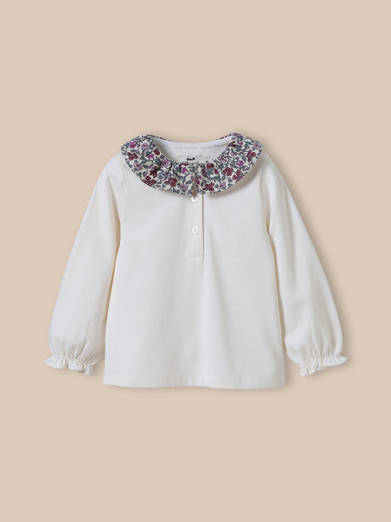 Organic cotton Liberty fabric T-shirt CYRILLUS