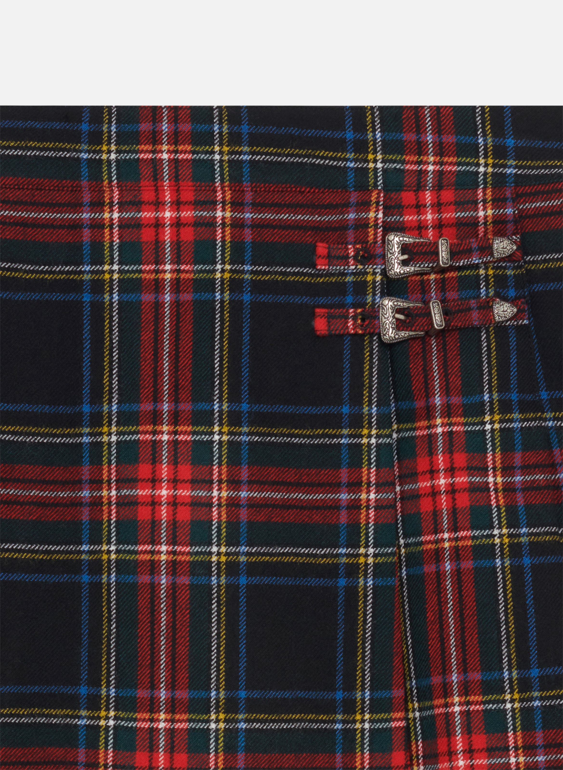 Short skirt in tartan pattern THE KOOPLES Red