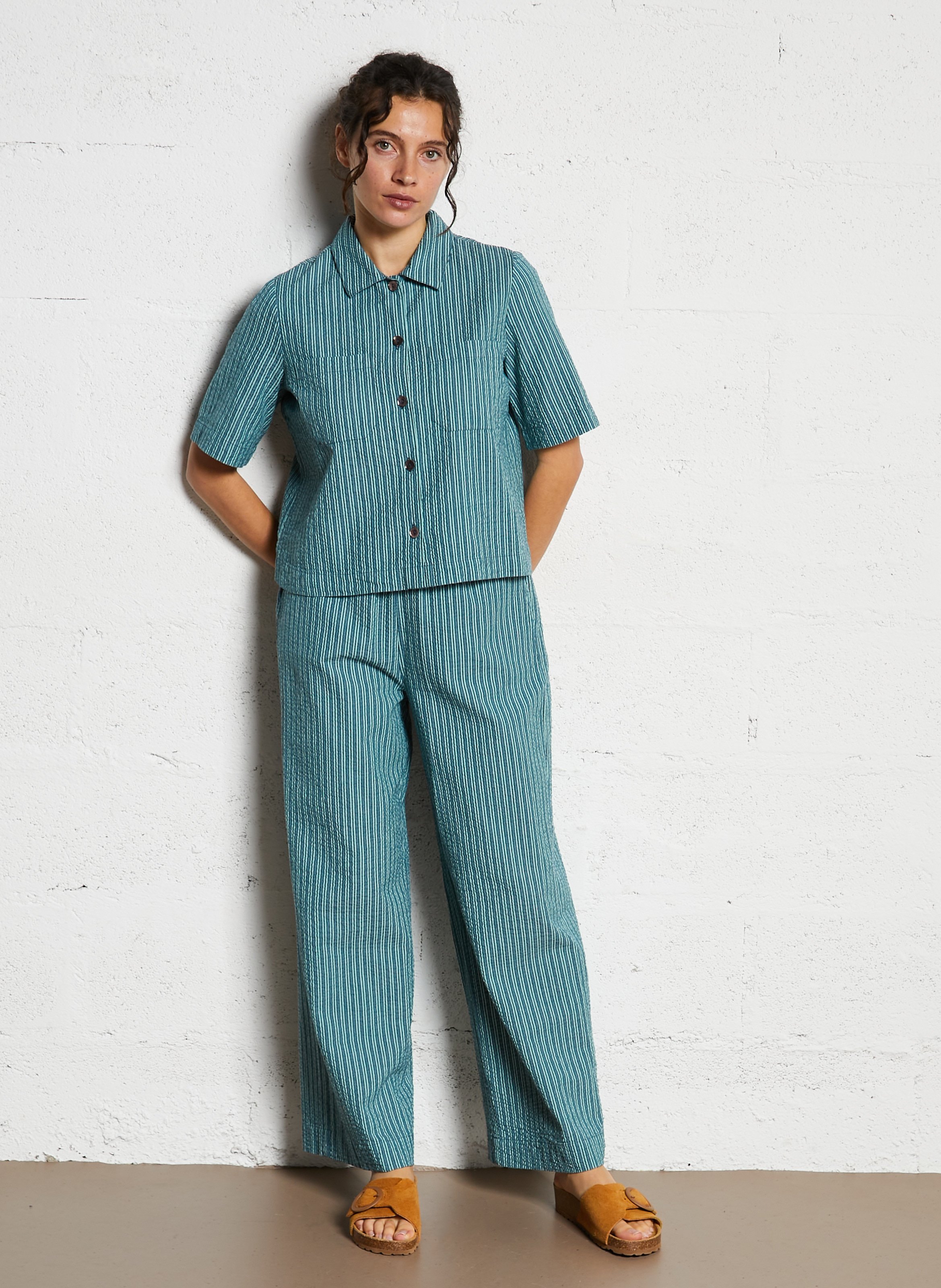 Weit geschnittene Jeans NICE THINGS Blau