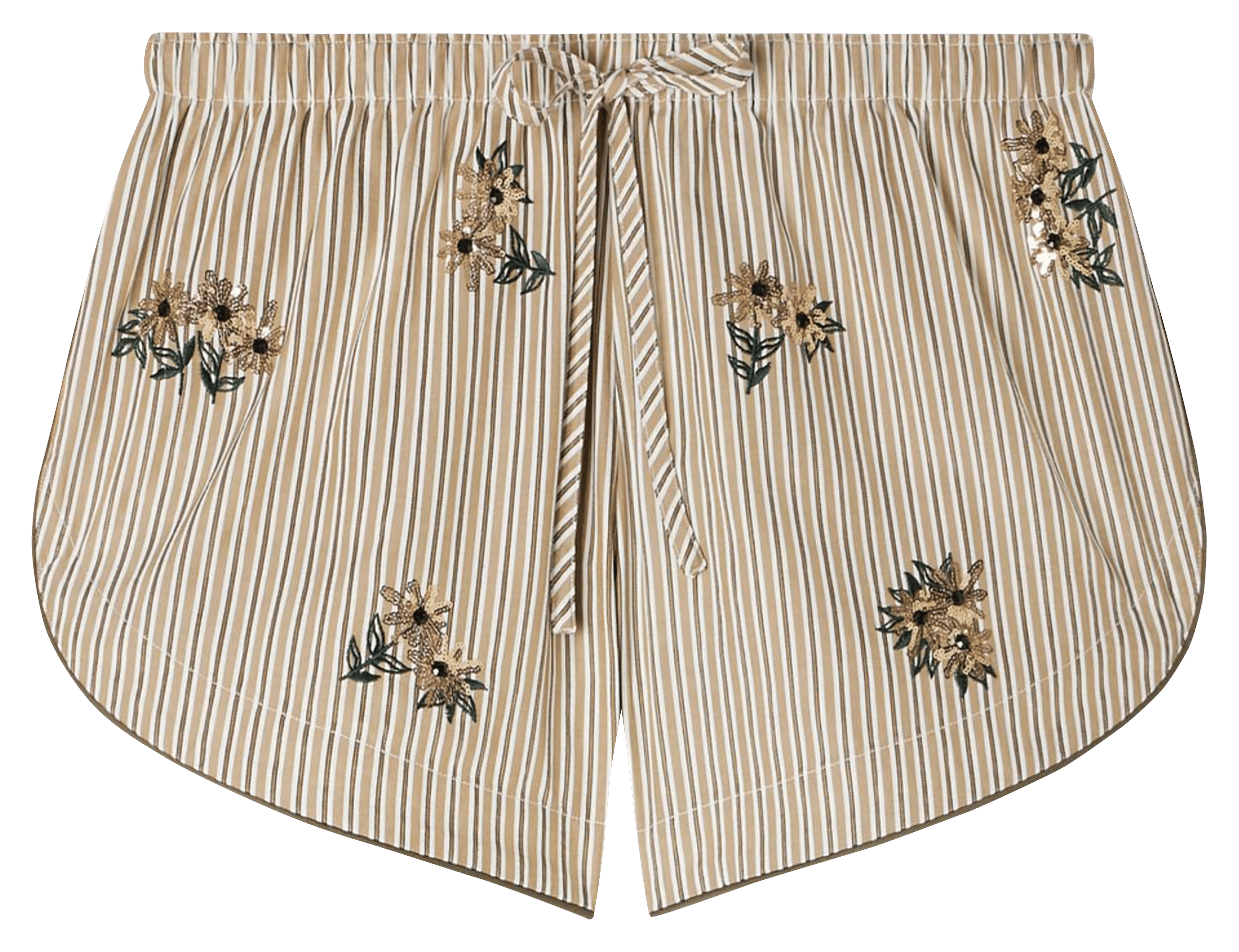 Short large à rayures SANDRO Kaki