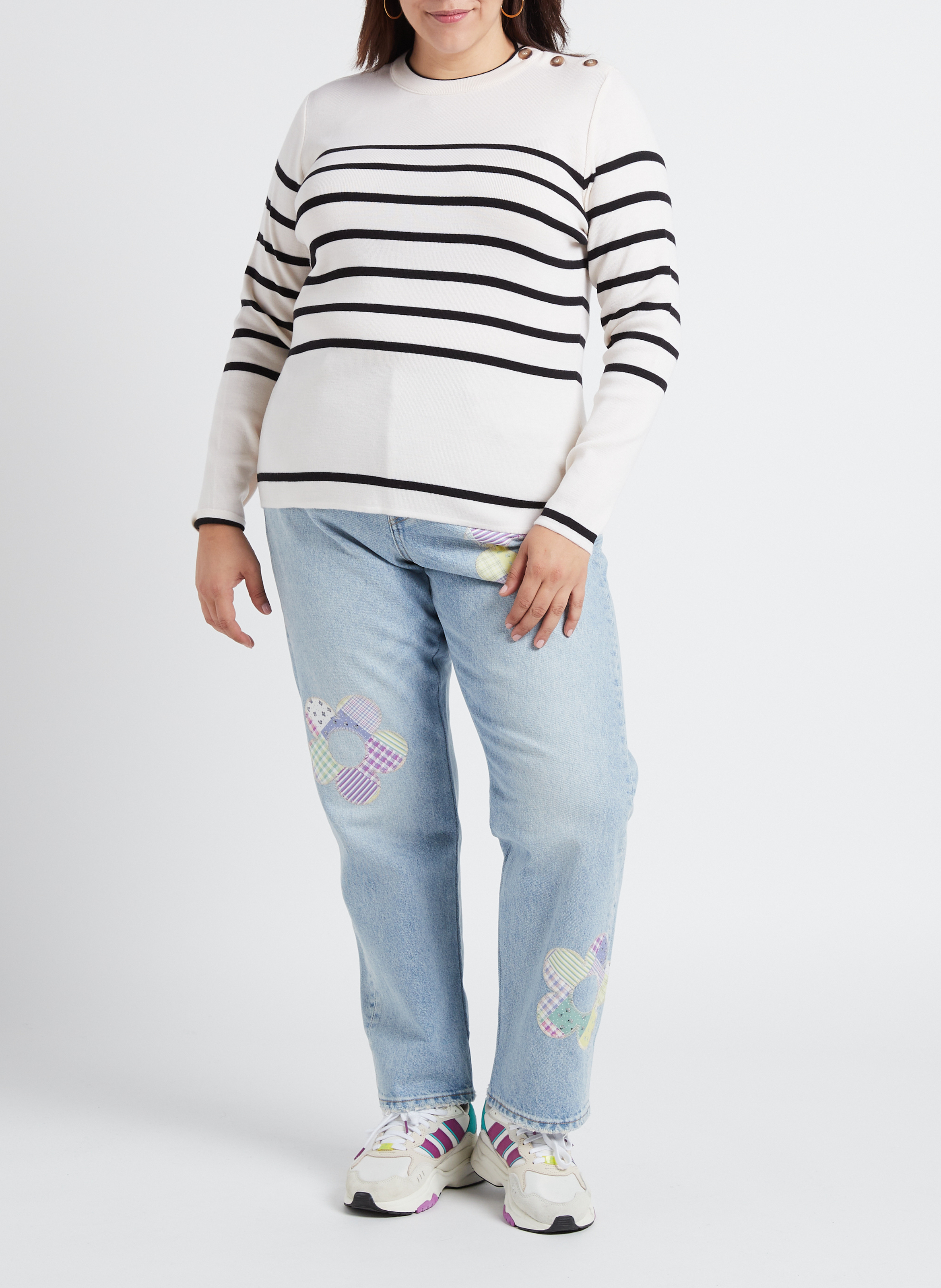 Rechte jeans met verwassen look | katoenblend LEVI'S Jeans verschoten