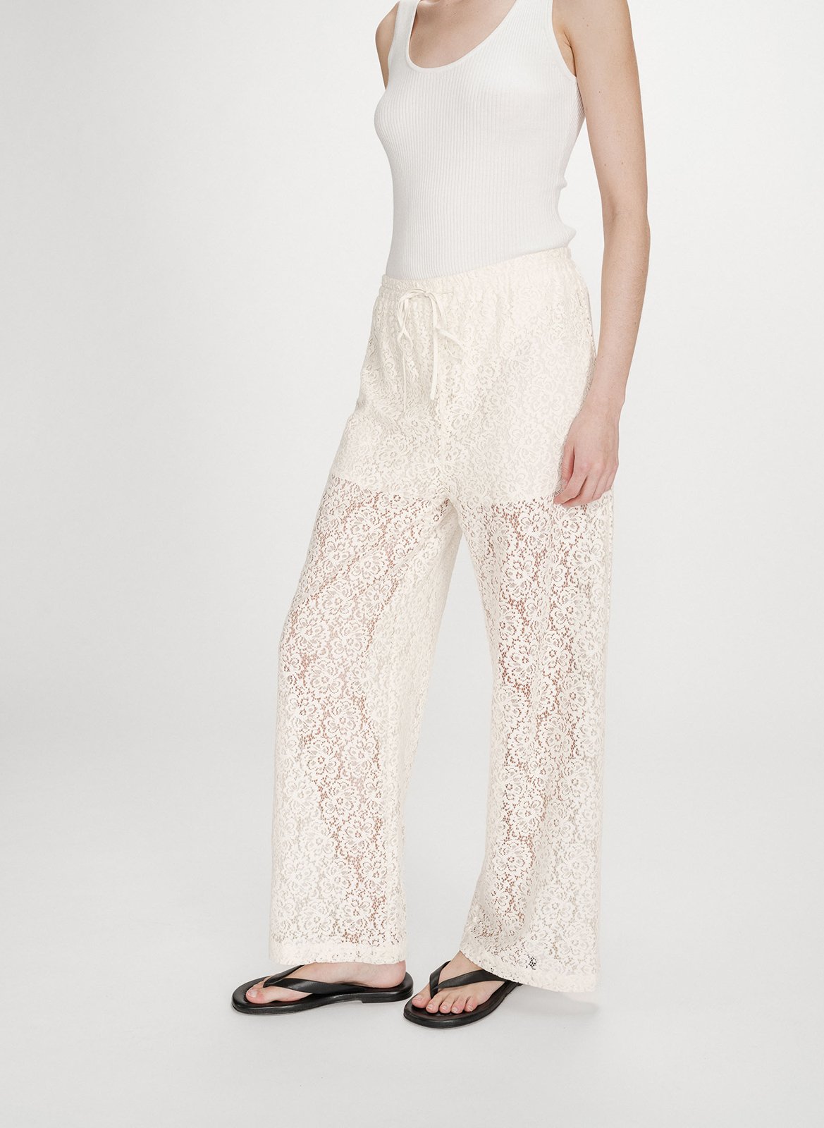 Wide-leg lace pants GRACE ET MILA