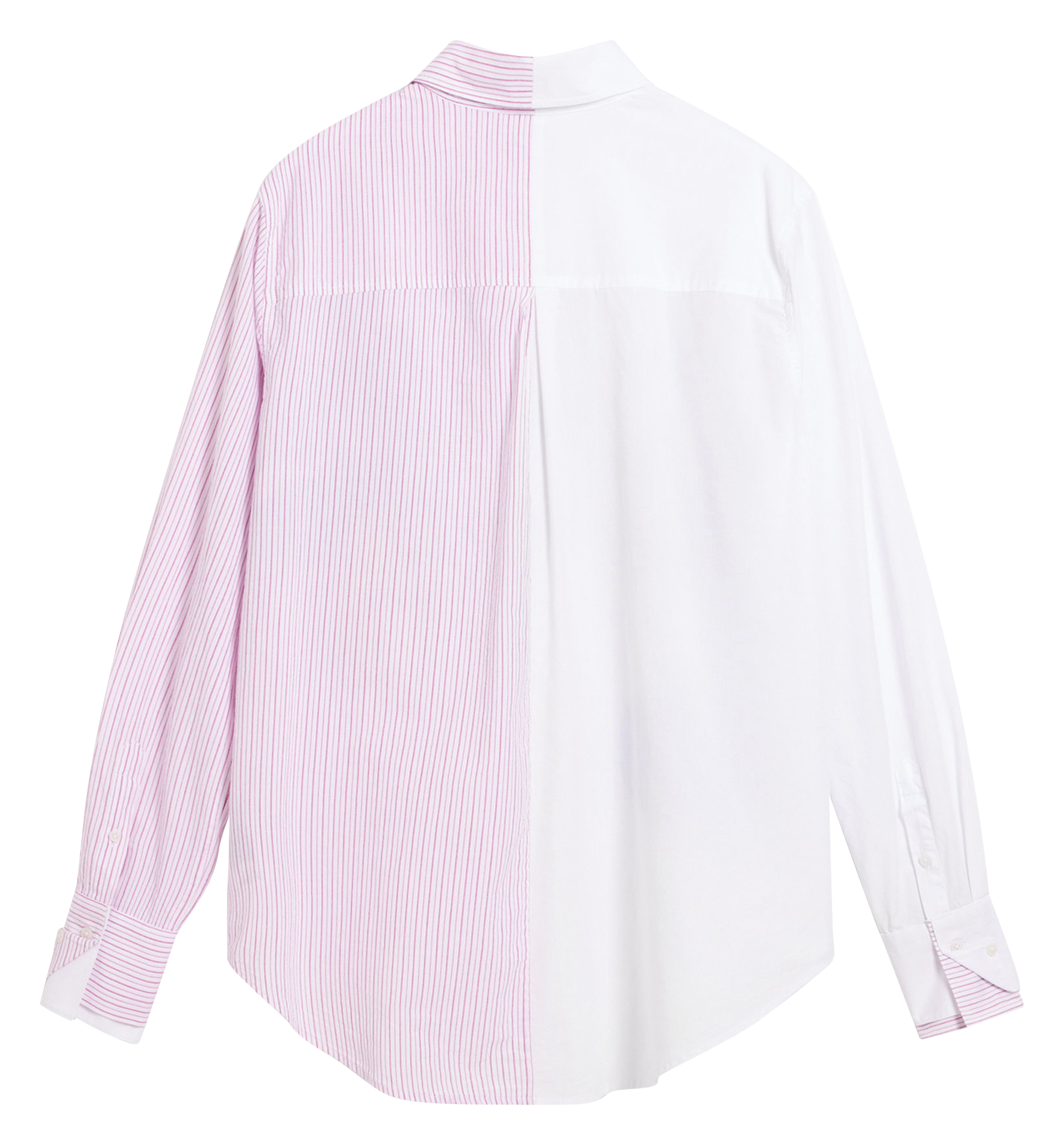 Printed shirt with classic collar DESIGUAL White