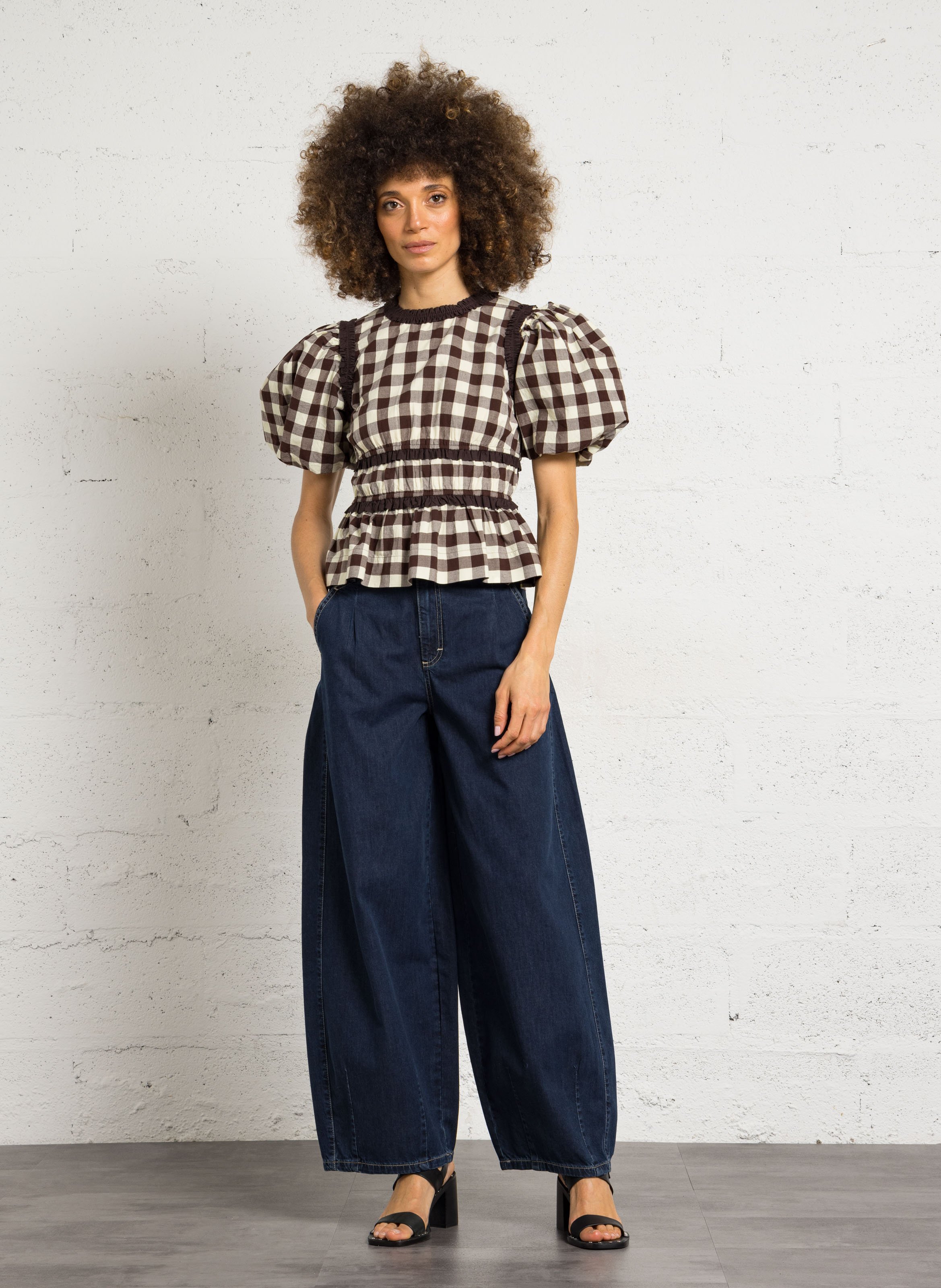 Weite Ballonjeans DAMSON MADDER Blau