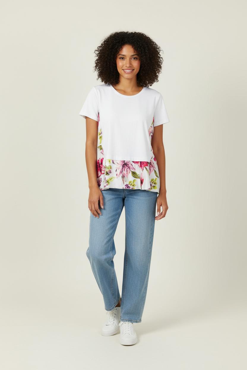 Tommy Badge T-shirt LIU JO - SECONDE MAIN White