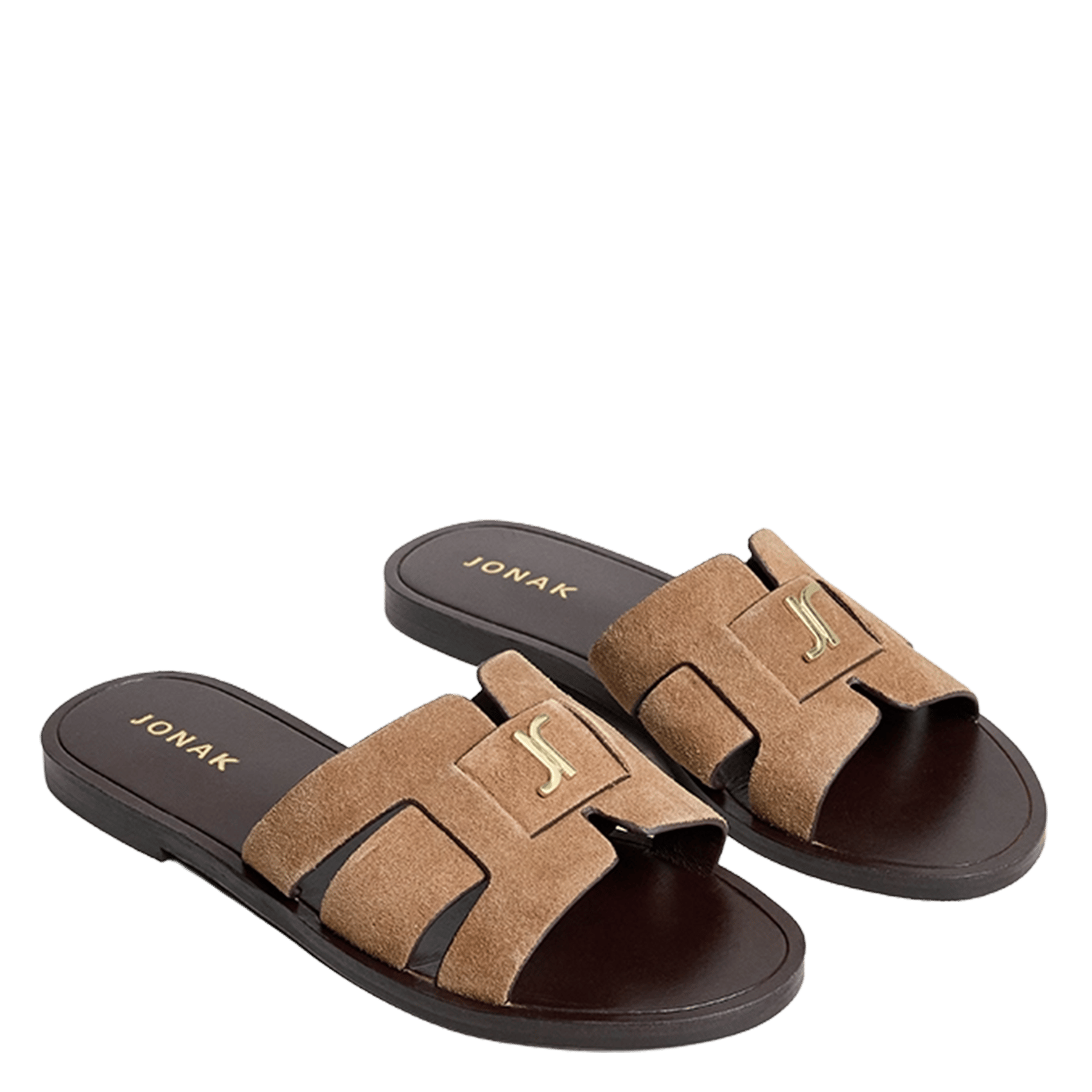 Plagettes en cuir JONAK Marron