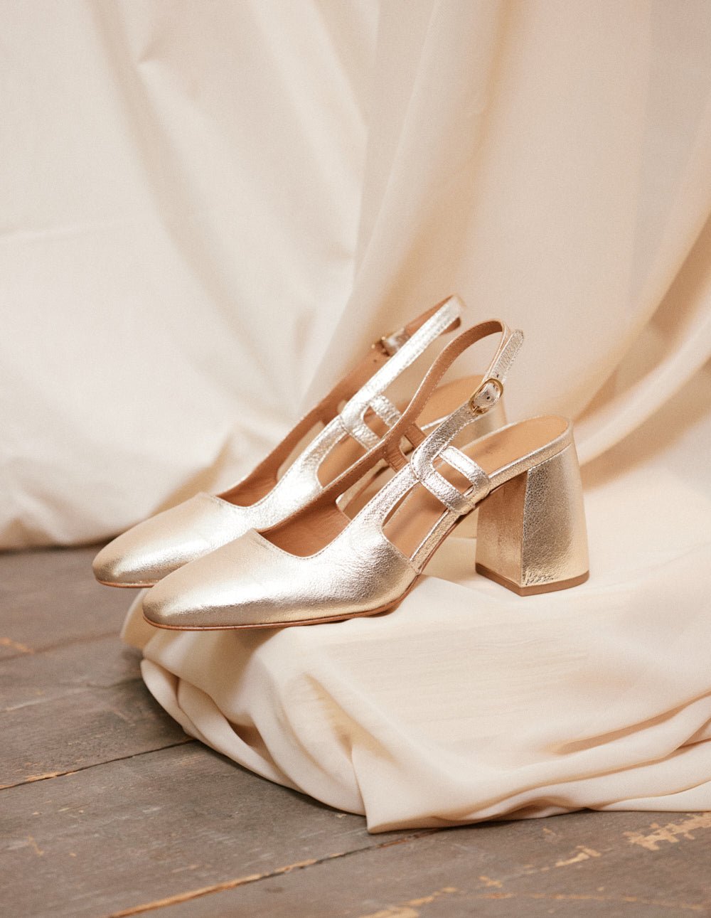 Escarpins ODAJE Doré