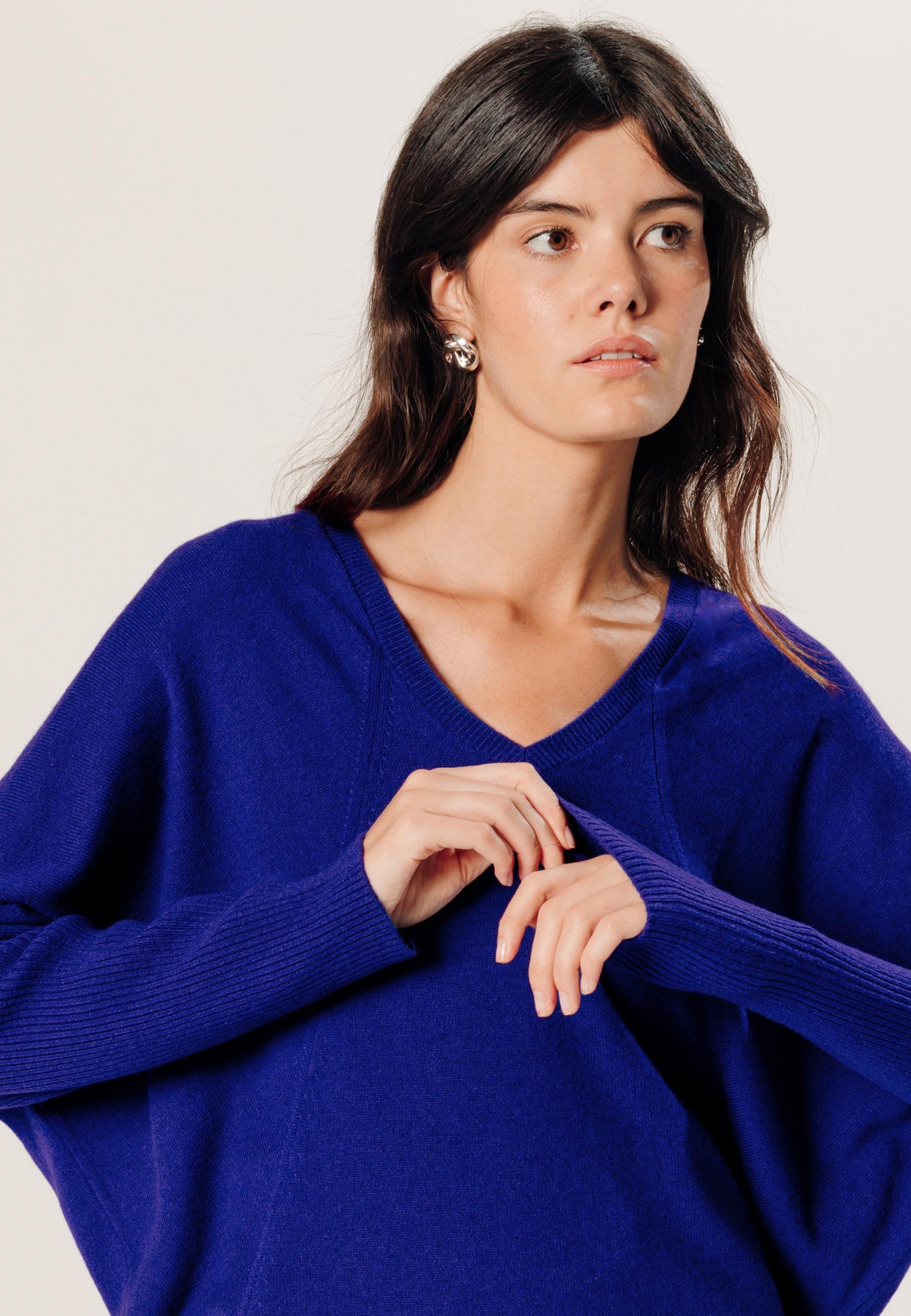 Oversized cashmere sweater RODIER Blue