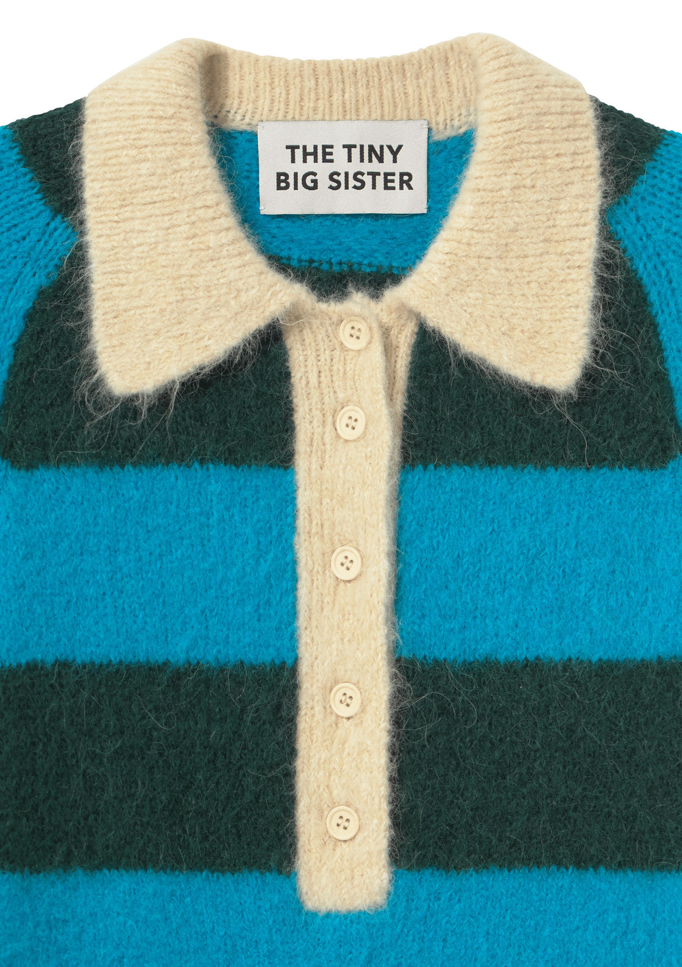 Sweater with polo collar THE TINY BIG SISTER Multicolored