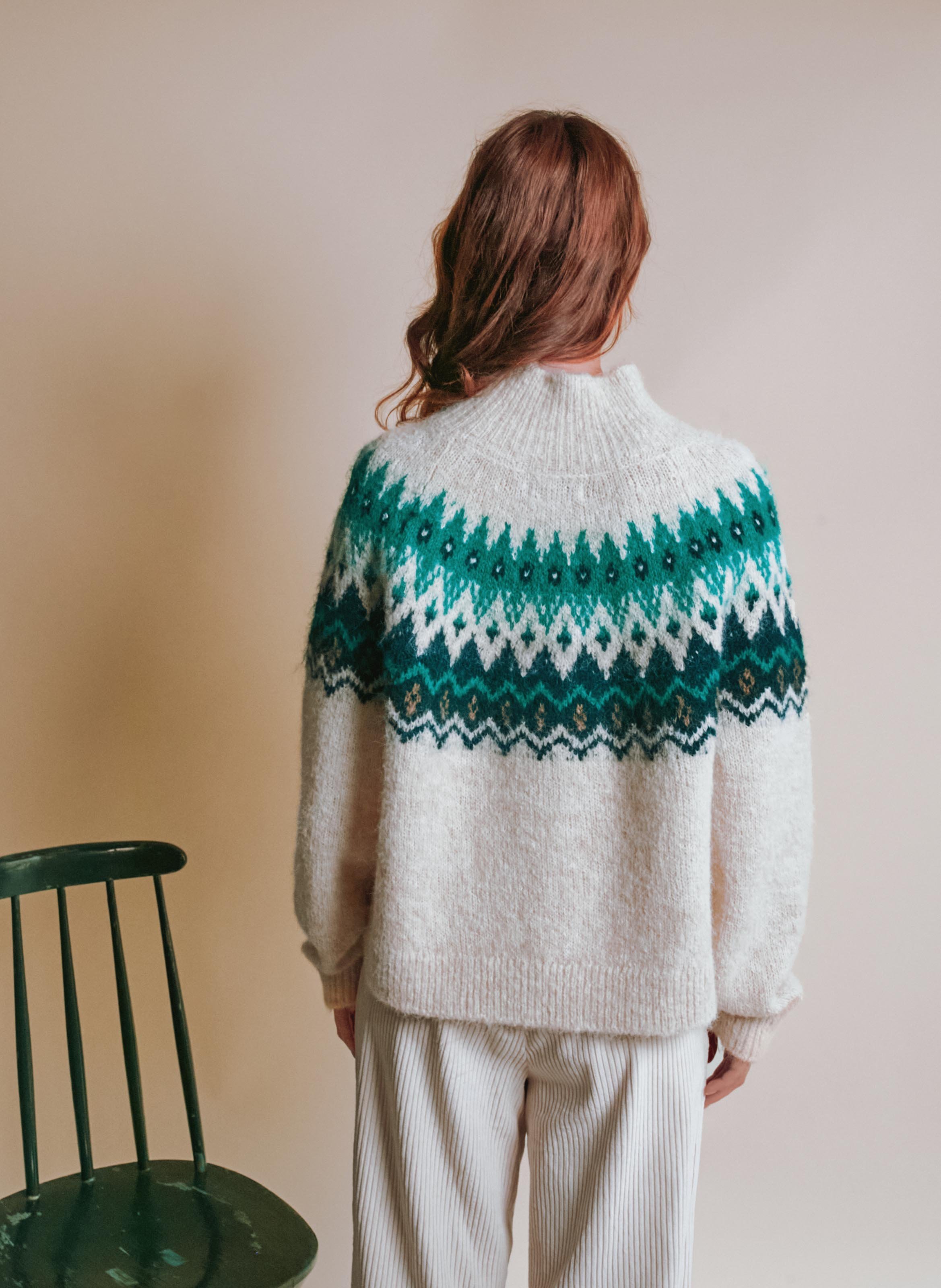 High-neck sweater EMILE ET IDA Beige