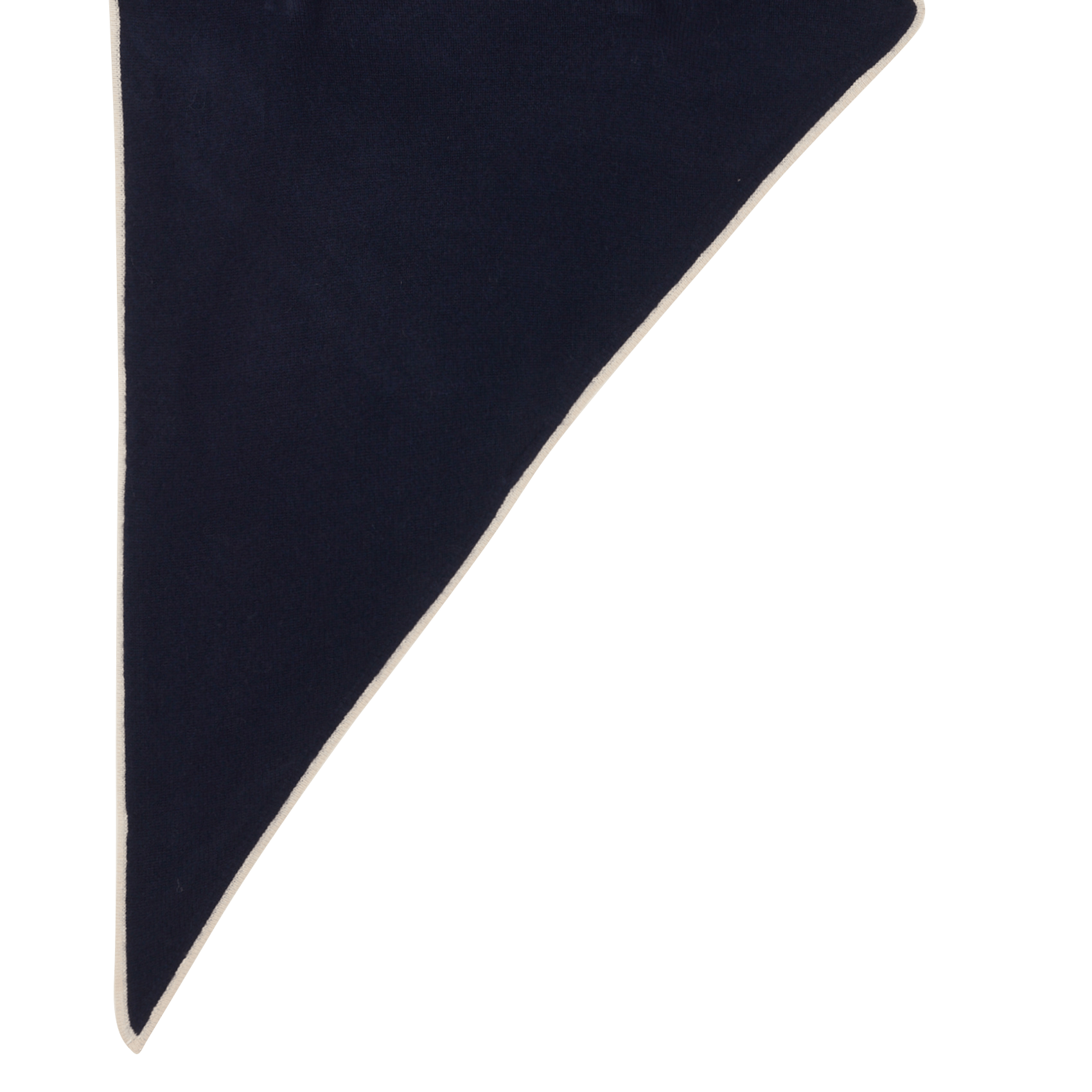 Zweifarbiger Merinowoll-Triangle-Schal BELLA JONES