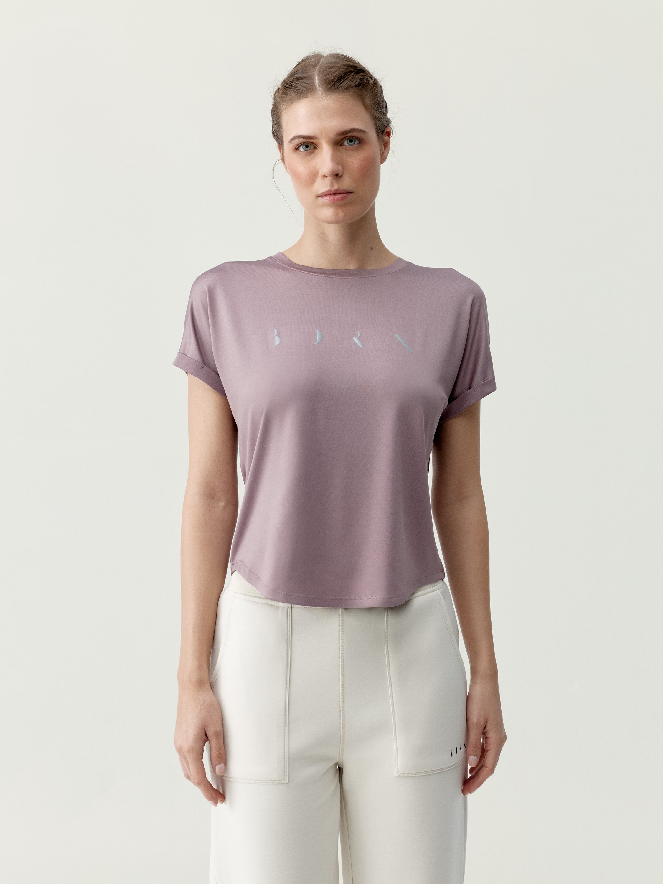 Short-sleeved azami t-shirt BORN Pink