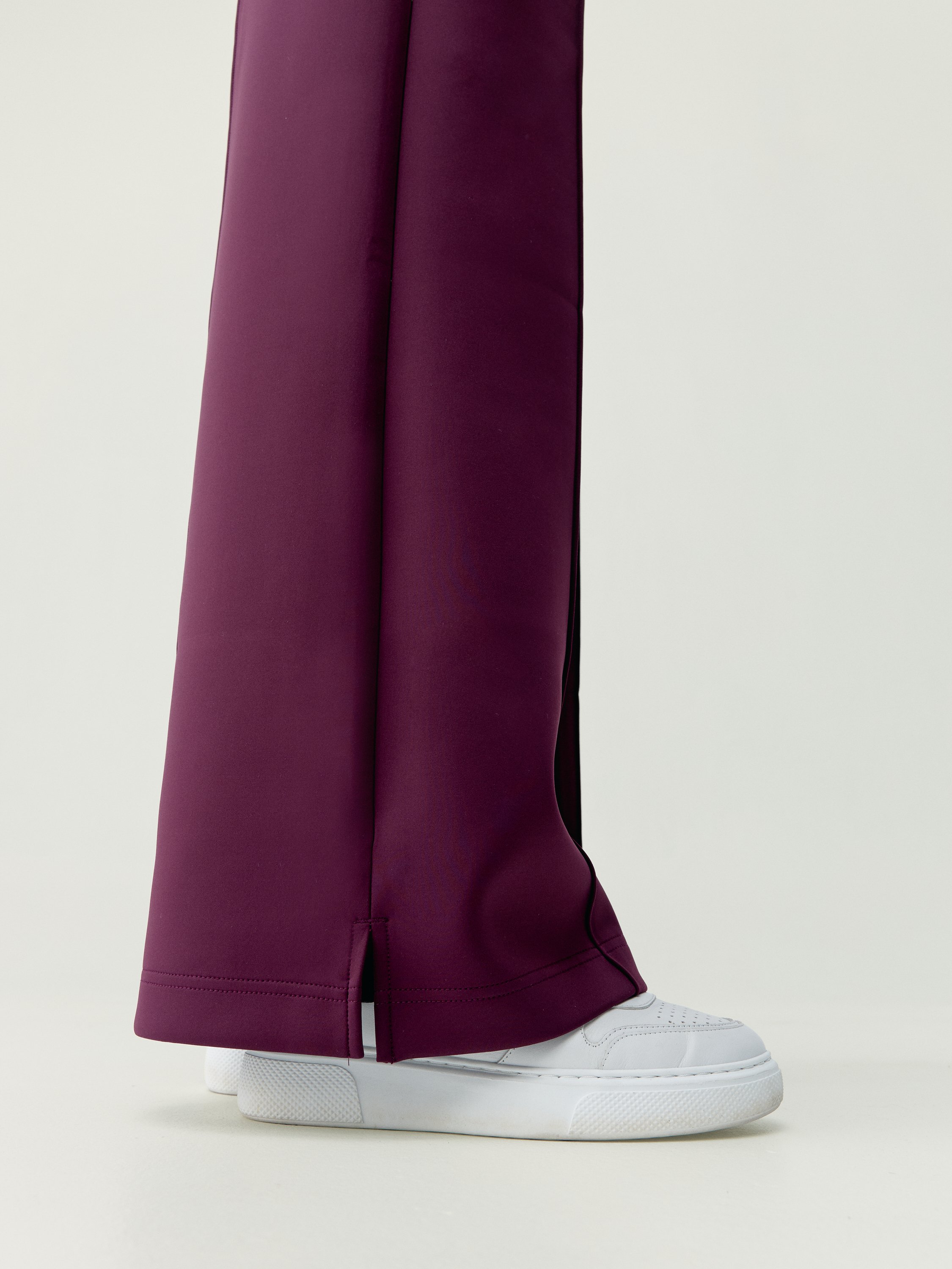 Women's wide-leg sport pants with pockets BORN Red