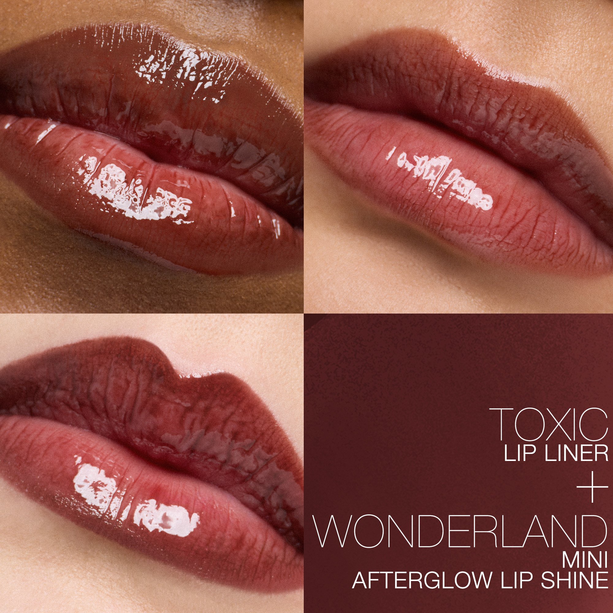 Lip Combo - Lip Pencil & Afterglow Lipshine NARS Toxic / wonderland