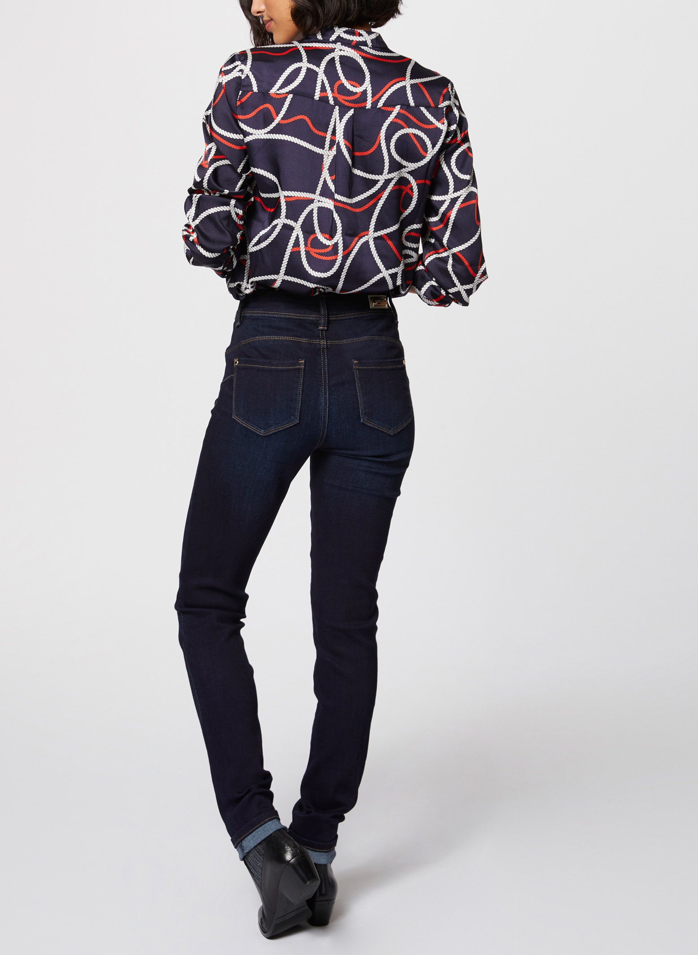 5 Pocket Slimfit-Jeans MORGAN Blau