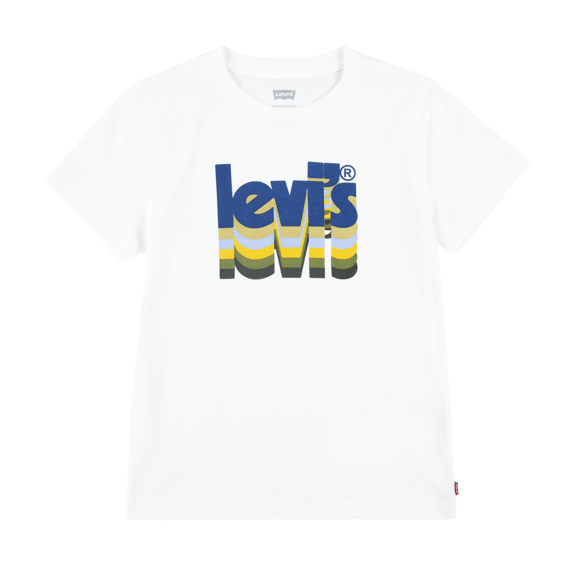 Short-sleeved cotton T-shirt LEVI'S KIDS White