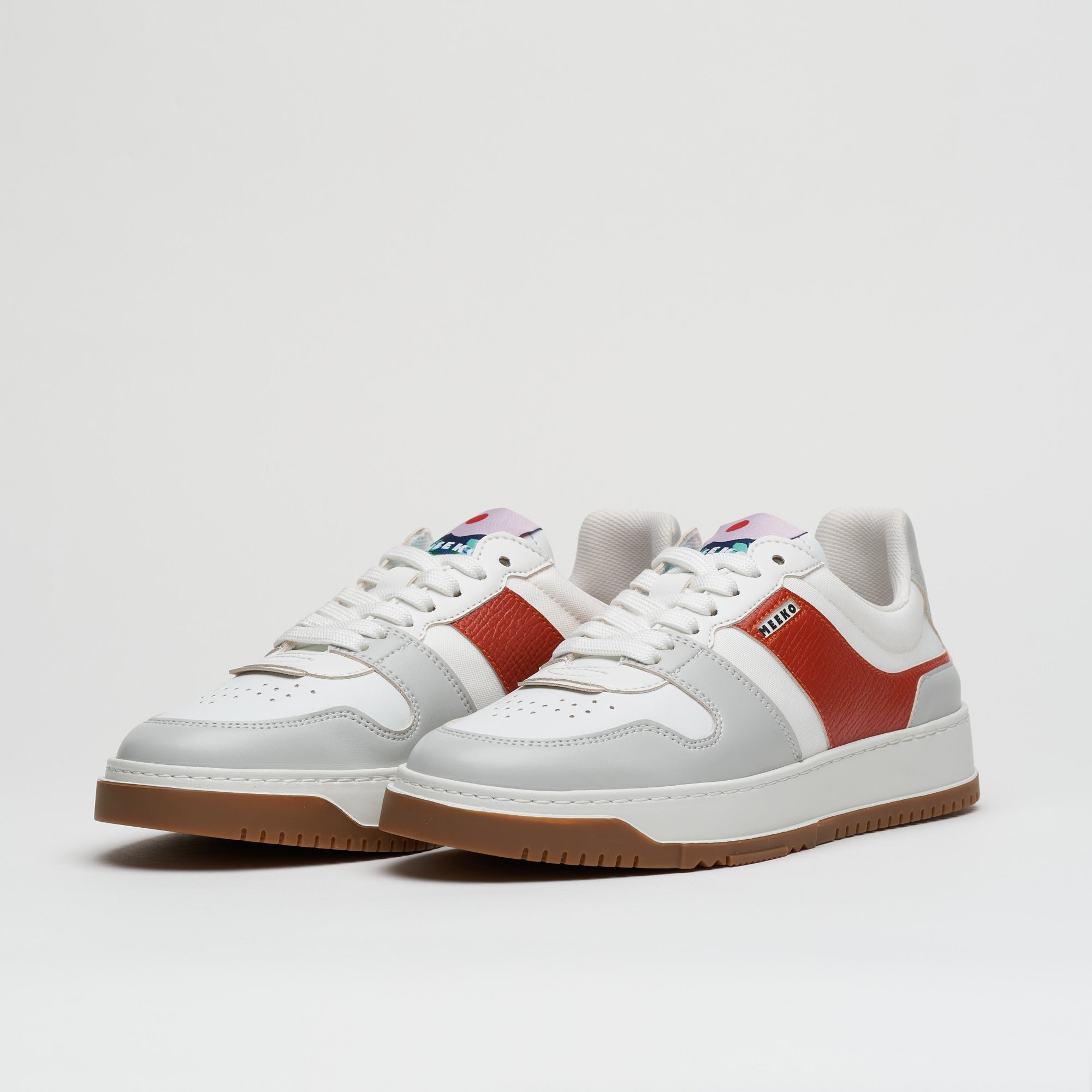 Eco-friendly low-top sneakers MEEKO Orange