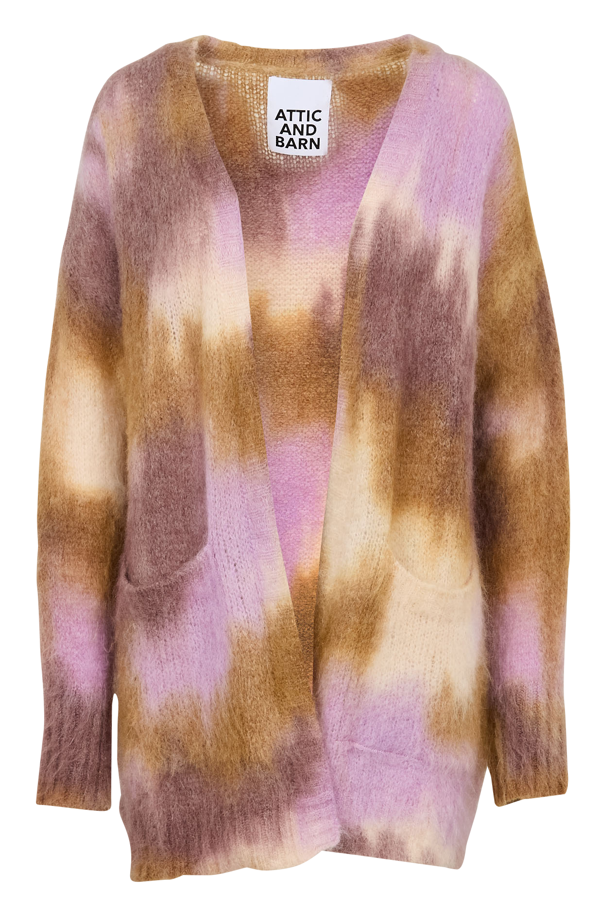 Gilet long ample Violet