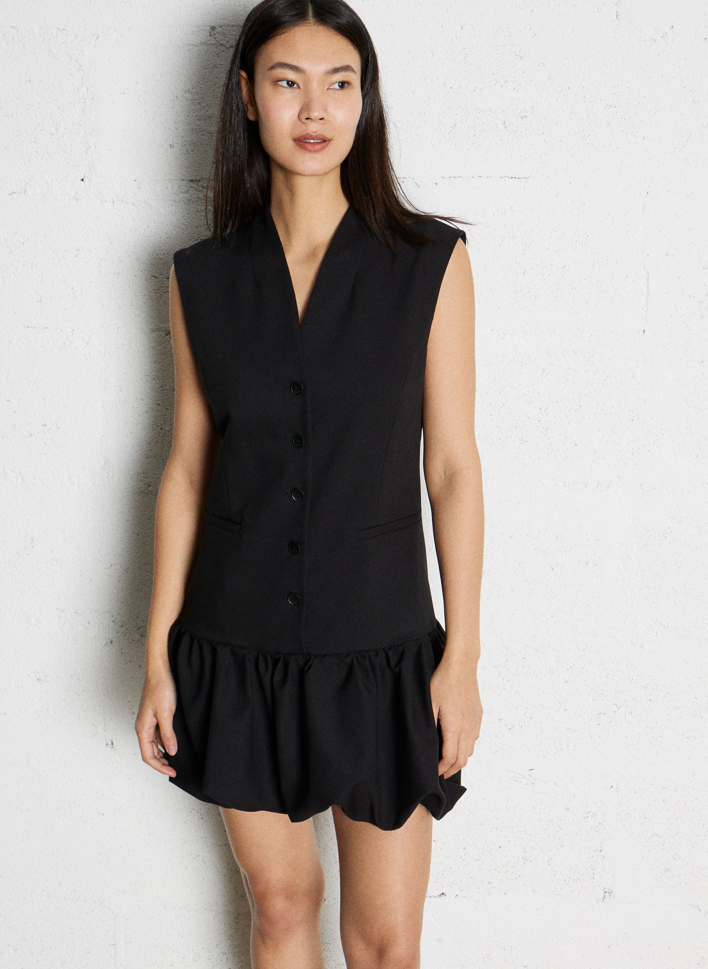 Korte baljurk met V-hals IMPERIAL