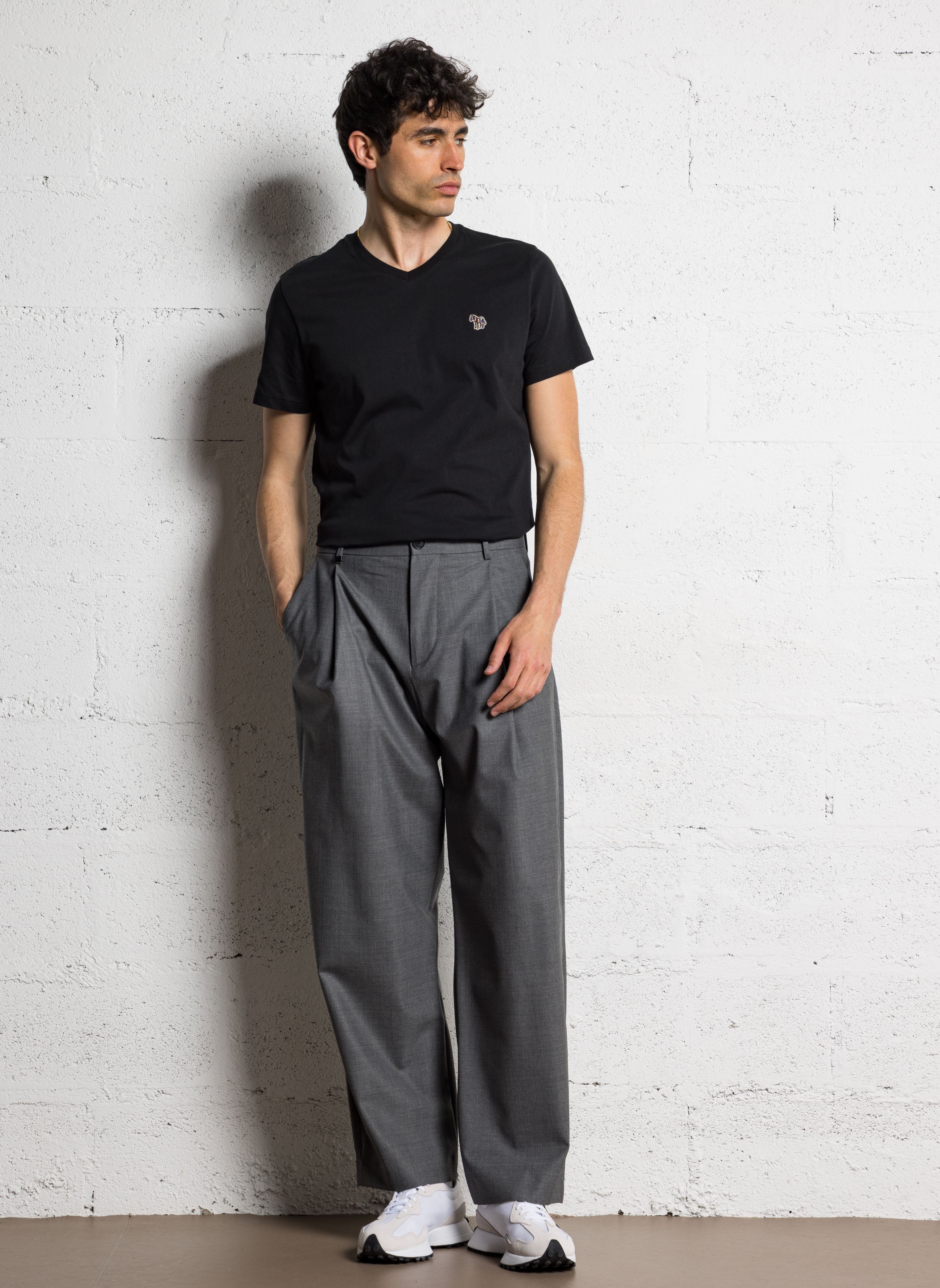 Short-sleeved organic cotton t-shirt Black Paul Smith - Men