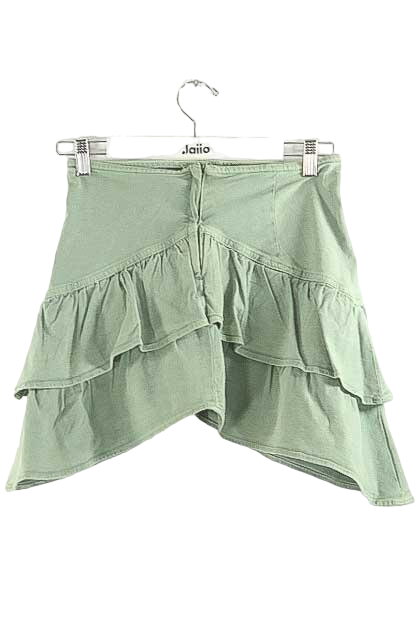 Cotton mini skirt MOTHER - Seconde Main Green