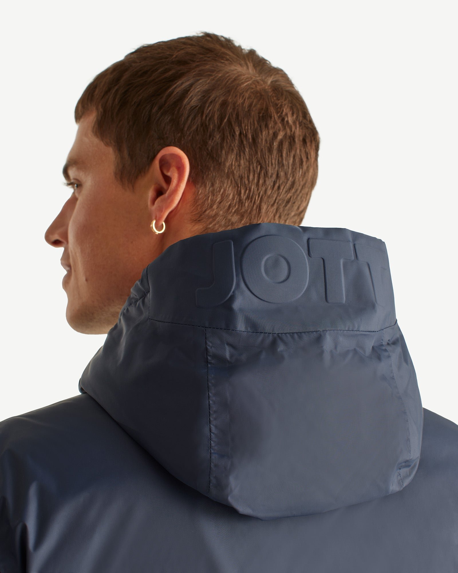 Reversible hooded puffer jacket bergen JOTT Blue