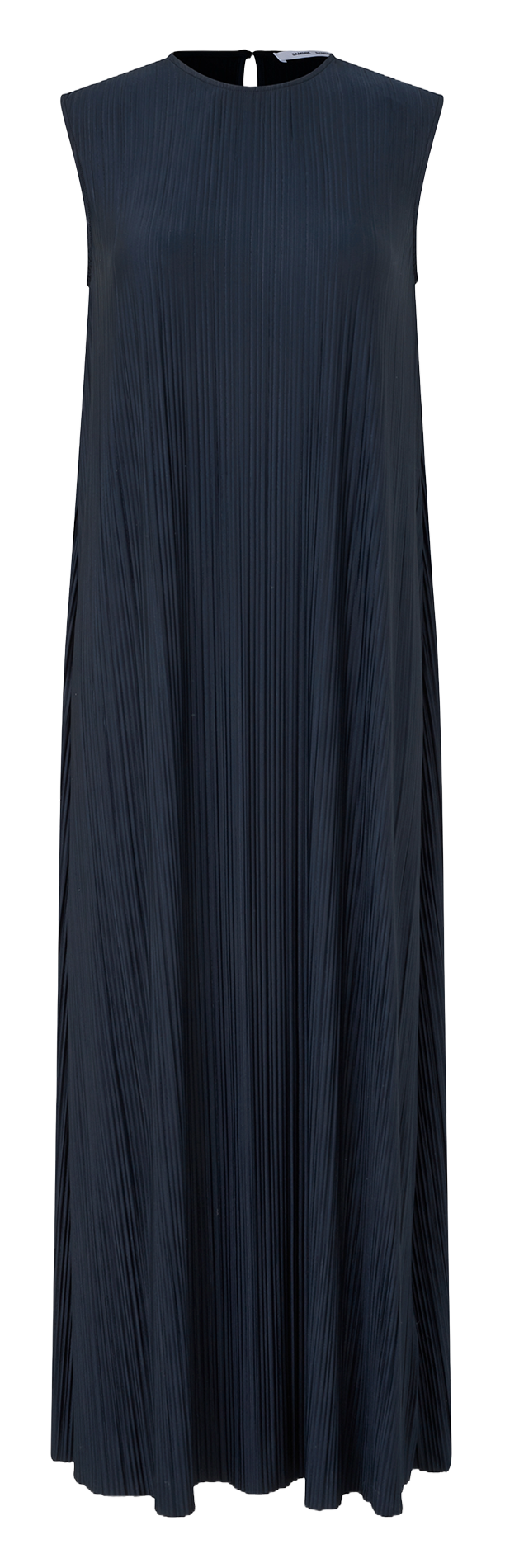 Robe mi-longue plissé sans manches SAMSOE SAMSOE Bleu