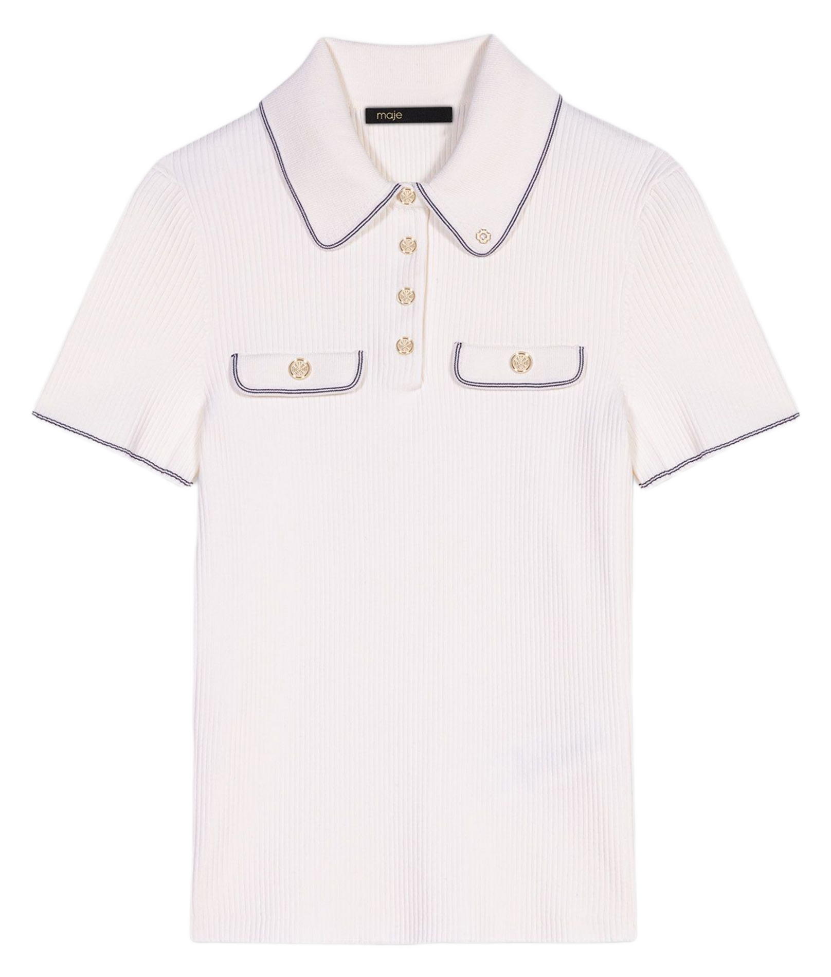 Sjaal van fantasietricot - Aly MAJE Beige