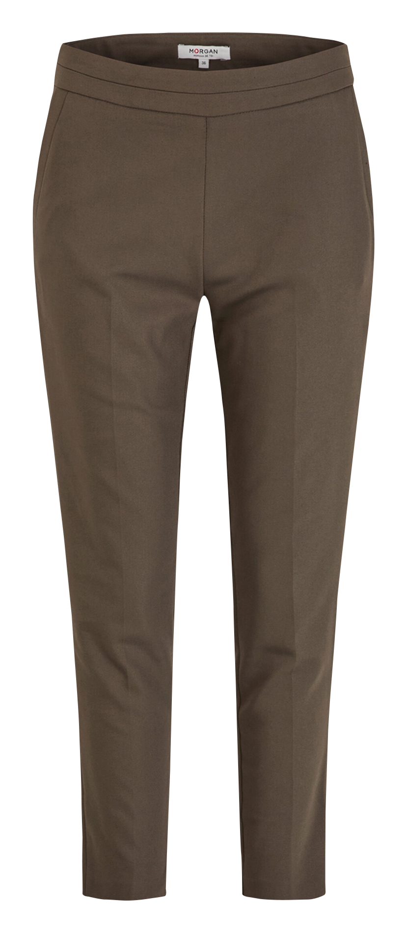 Slim fit 7/8e broek MORGAN Groen