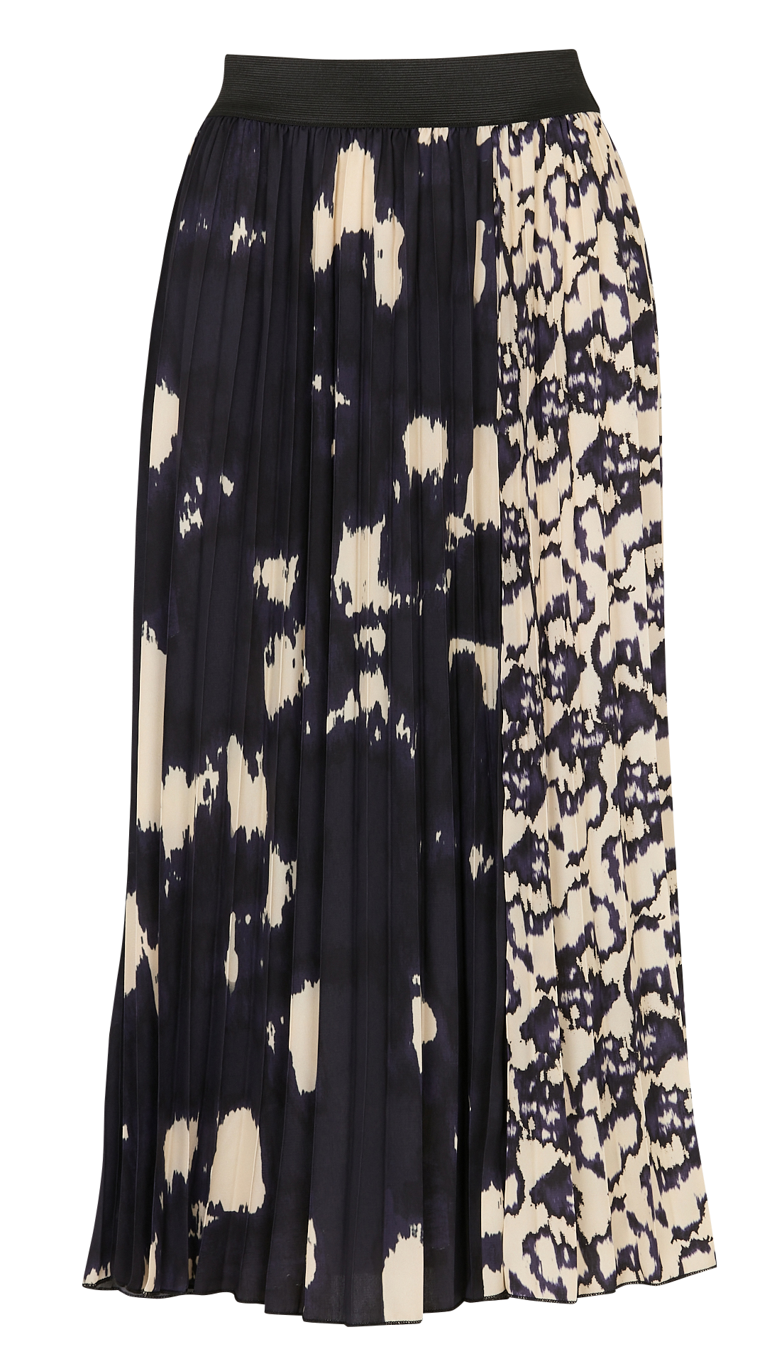 Jupe midi plissée LA FEE MARABOUTEE Multicolore