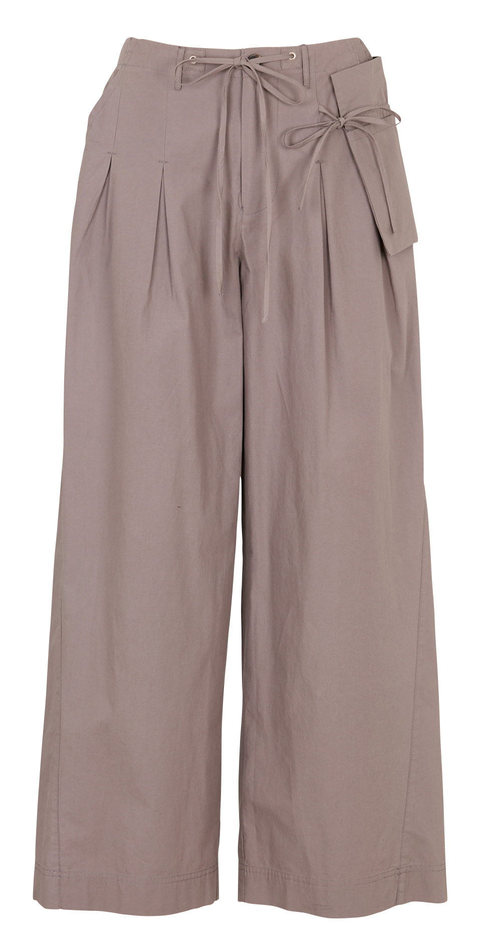 Wijde broek met zakken van biologisch katoen DAMSON MADDER Grijs