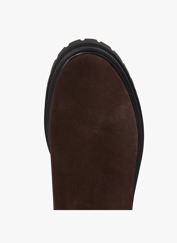 Bottines en cuir velours | Marron by MELLOW YELLOW Bottines en cuir velours Marron