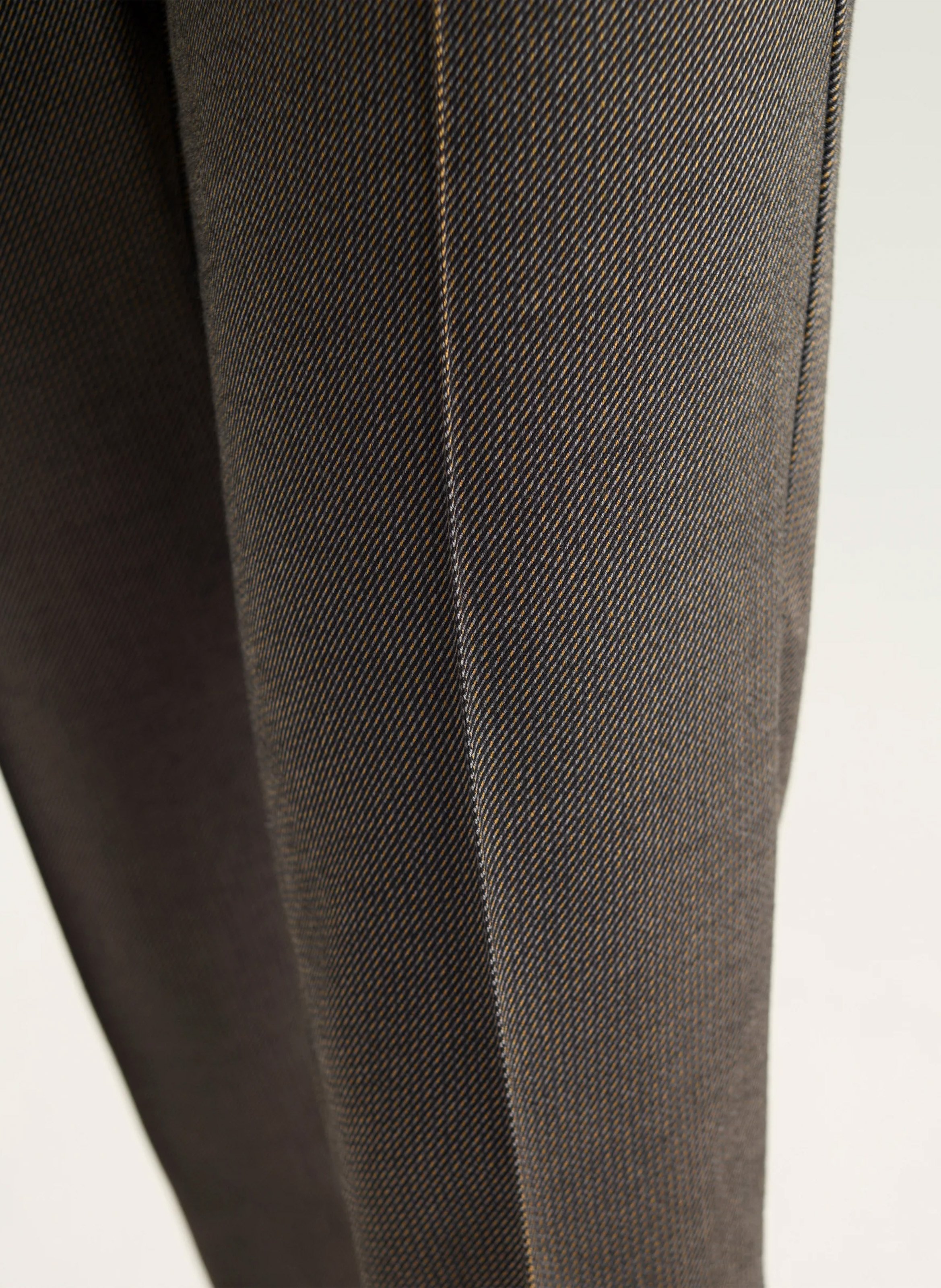 Slimfit-Hose aus Lederimitat ACOTE Braun