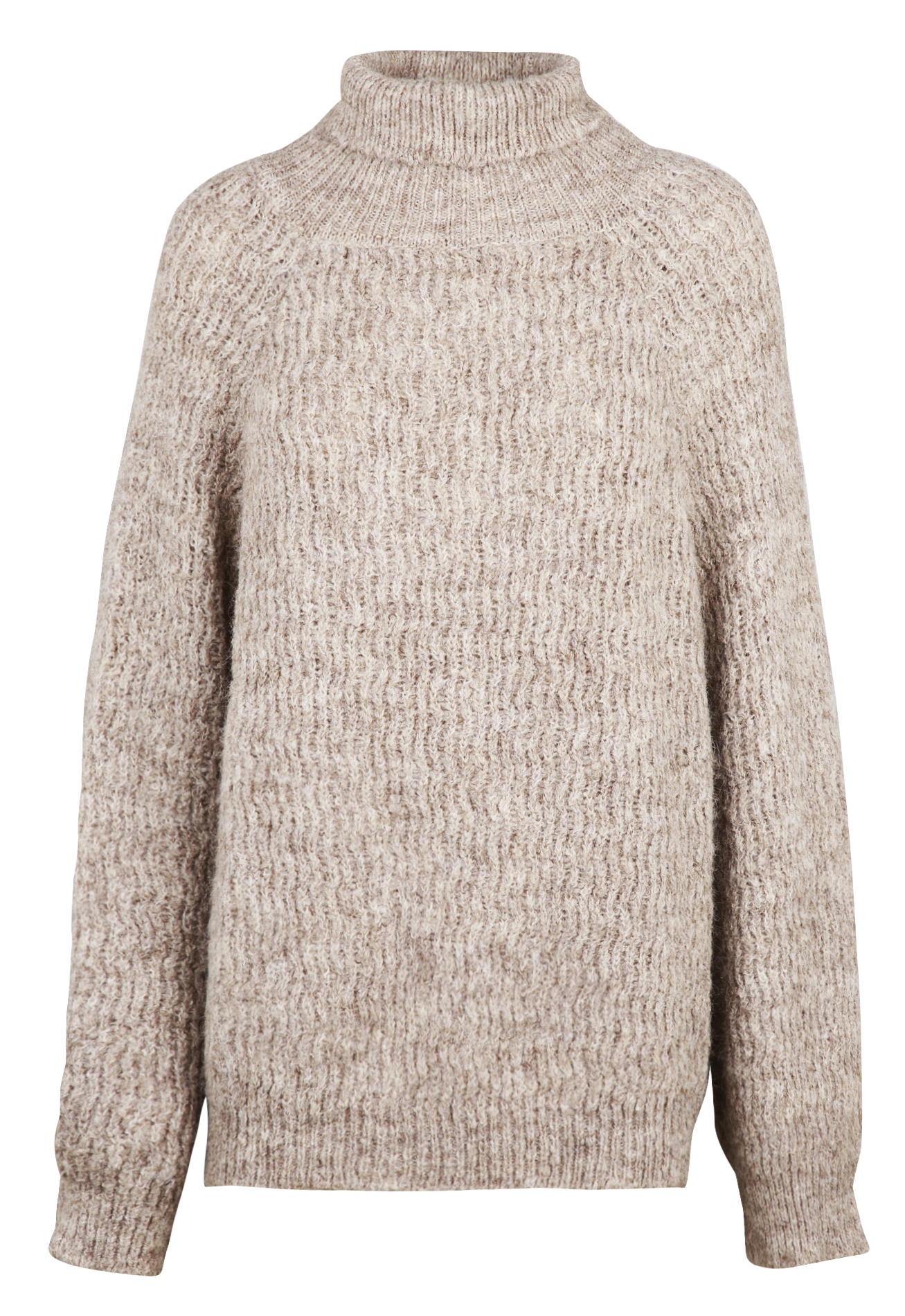 Oversized turtleneck sweater SEE U SOON Beige