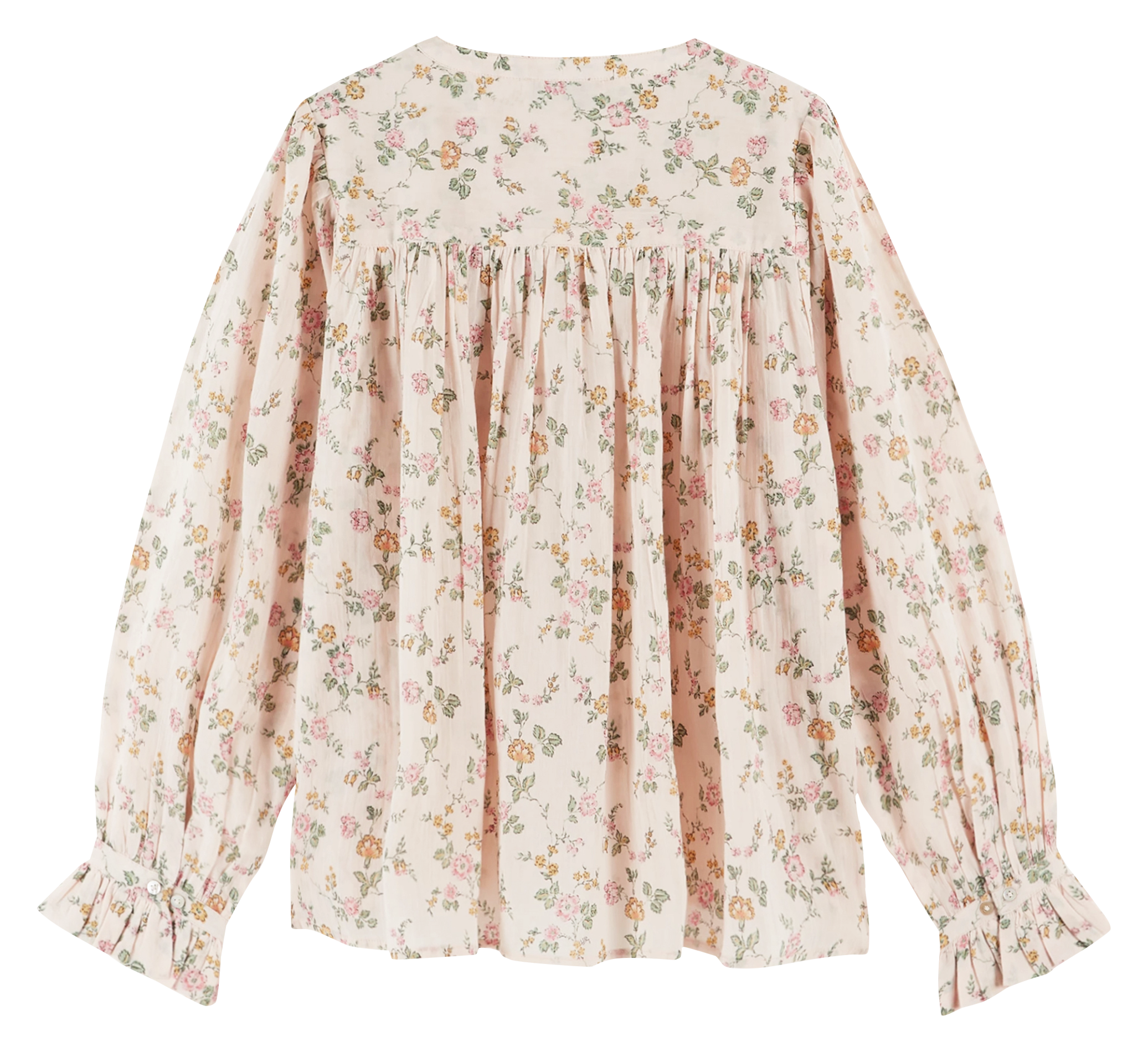 Round-neck organic cotton shirt EMILE ET IDA Red