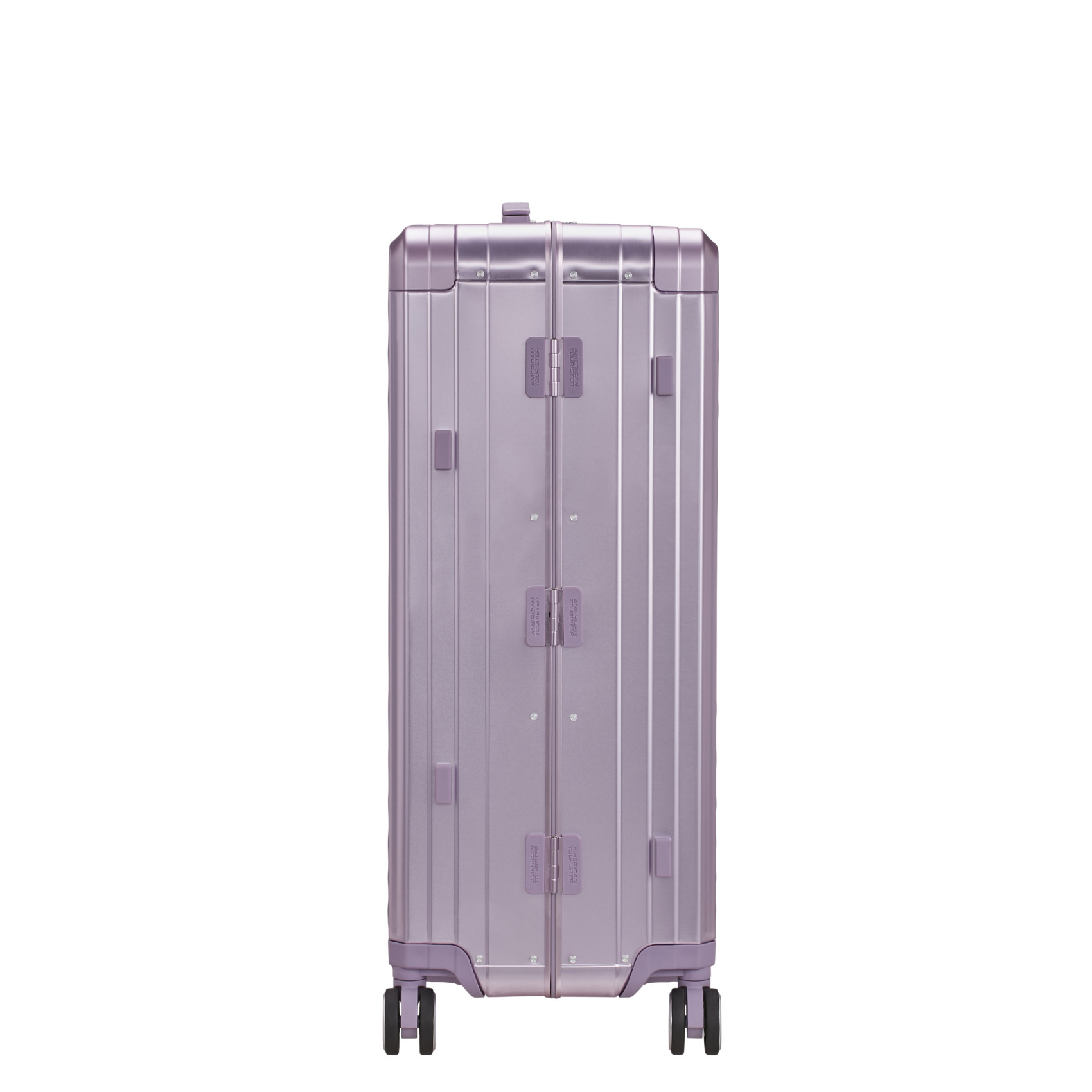 Aluminum suitcase with 4 wheels size L AMERICAN TOURISTER Purple